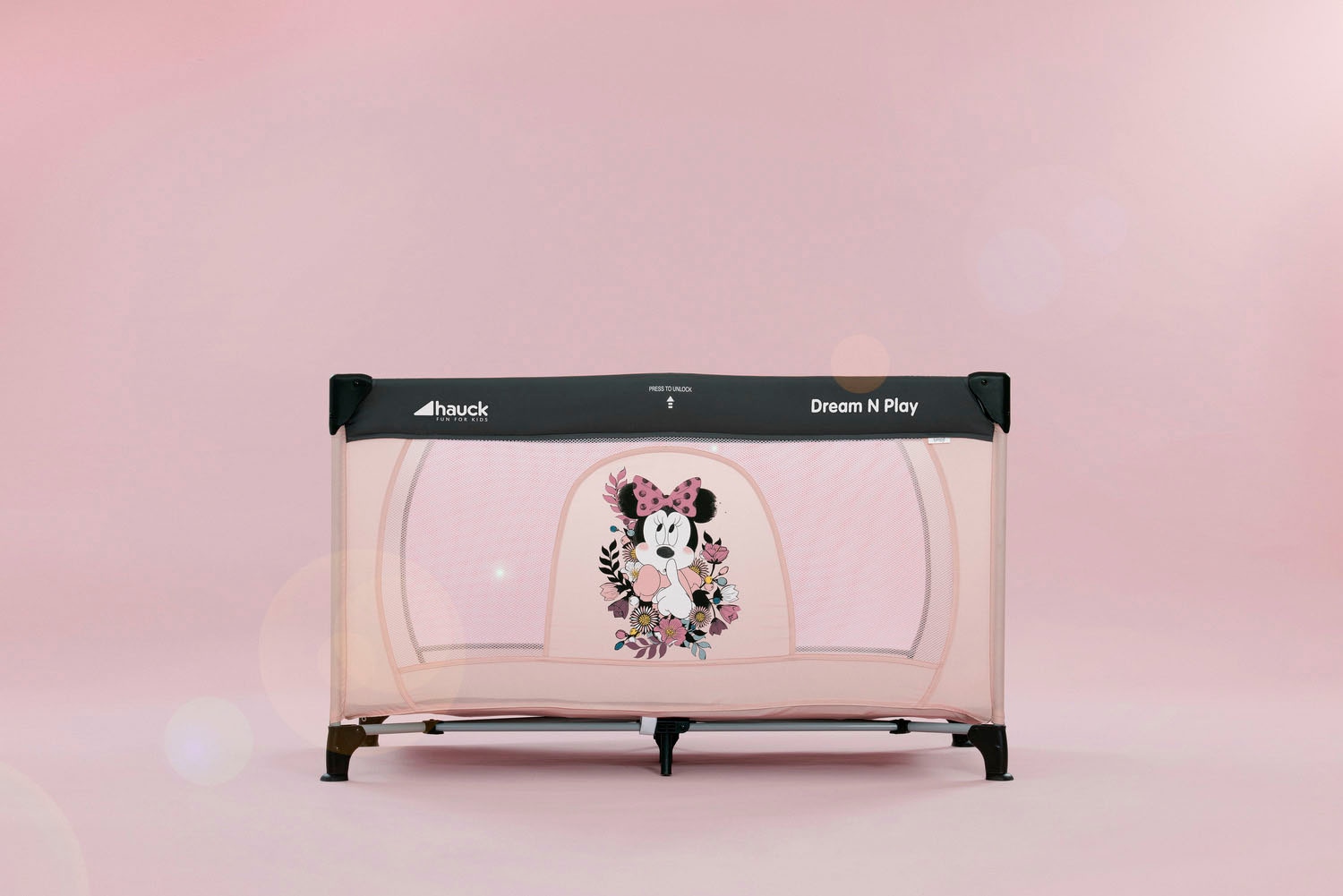 Hauck Baby-Reisebett »Dream N Play - Minnie Sweetheart«, inkl. Transporttasche
