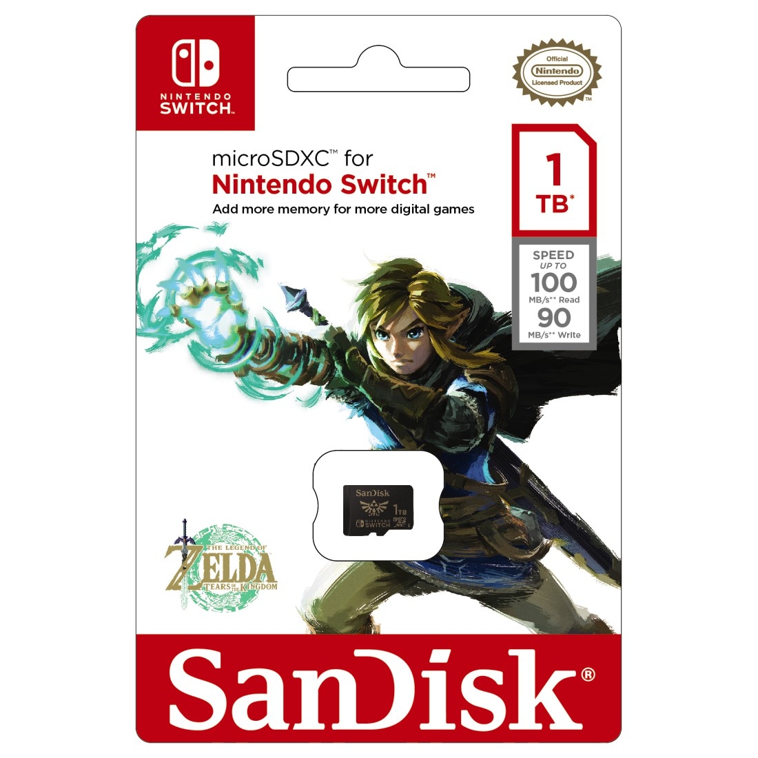 Sandisk Speicherkarte »microSDXC Extreme, Nintendo licensed Zelda Edition«, (100 MB/s Lesegeschwindigkeit)