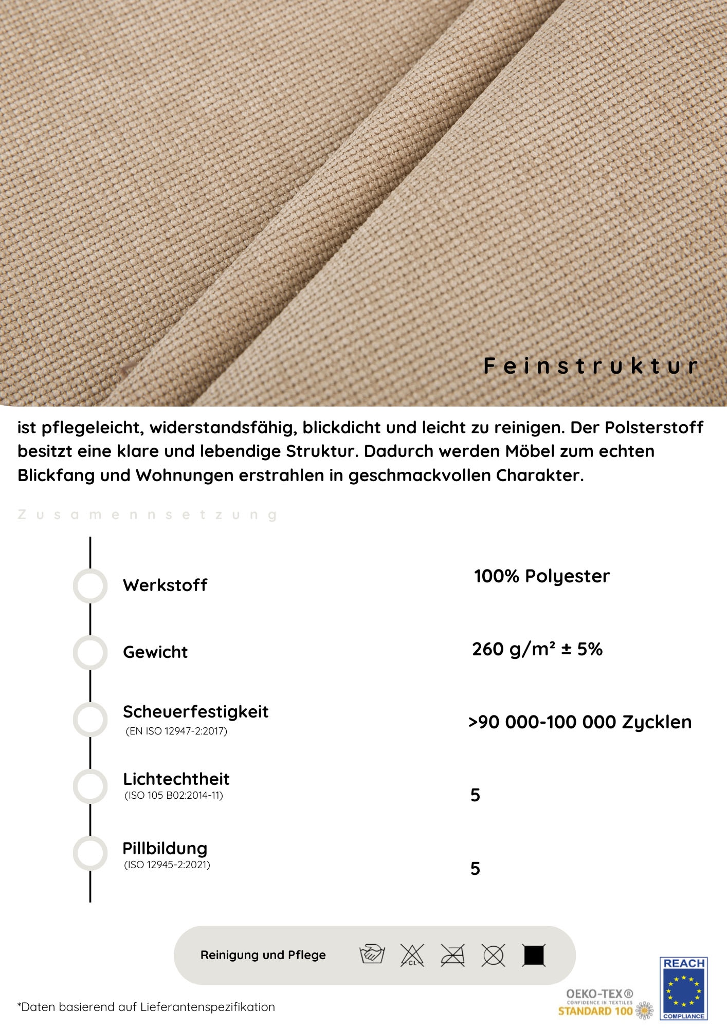 COLLECTION AB Polsterhocker »Josy«, inklusive komfortablen Federkerns, individuell zu kombinieren