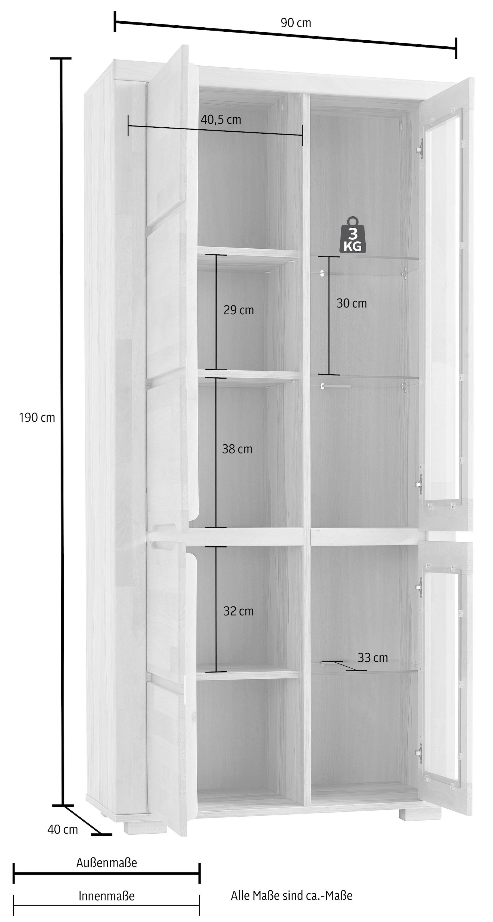 Woltra Vitrine auf cm »Denis«, 190 Raten Höhe bestellen