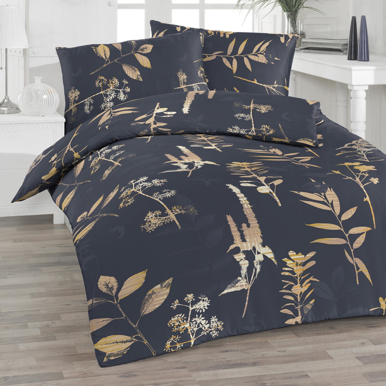 Florella Bettwäsche »Kiran, Edel Satin, 100 % Baumwolle«
