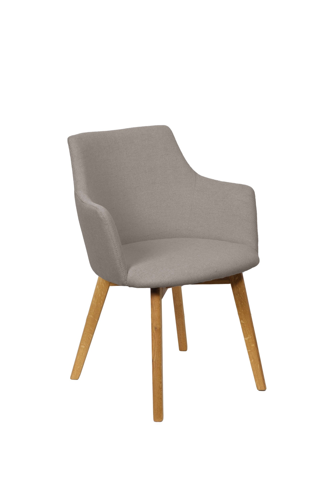 Home affaire Essgruppe »Ena Sitzgruppe für Küche/Esszimmer, Esstisch mit 4 Polsterstühlen 5tlg«, (Set, 5 tlg., 5-tlg), Stuhlbeine in Eiche Natur oder Buche Schwarz, Tisch 180 cm, U-Gestell