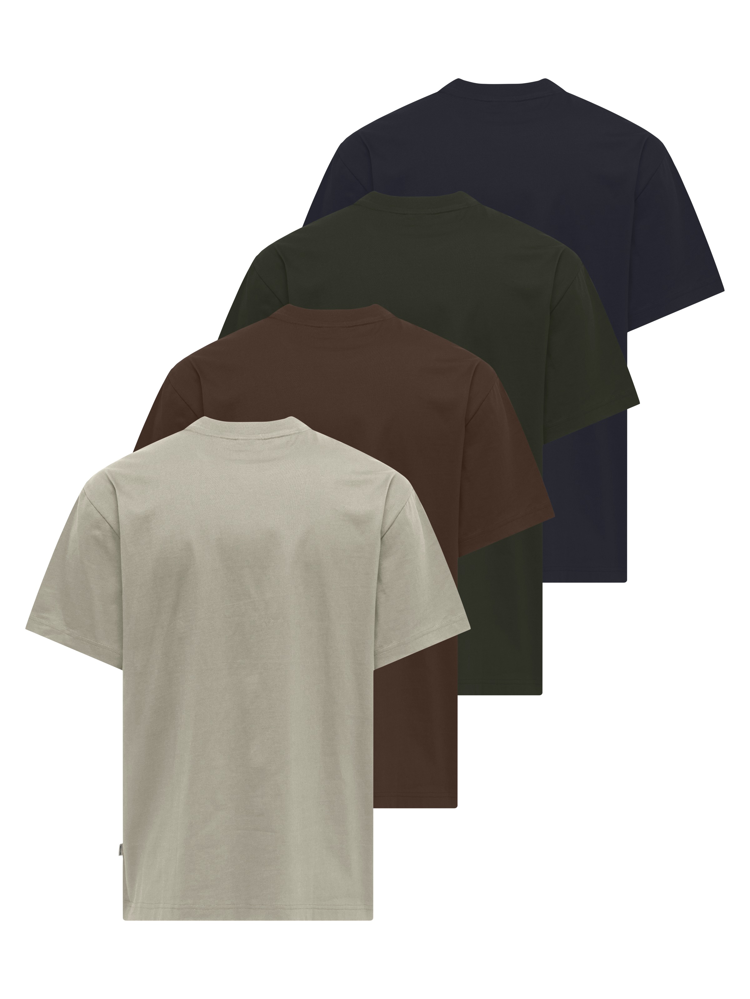 ONLY & SONS T-Shirt »ONSFRED RLX SS TEE 4-PACK« Packung, 4 Baumwolle, relaxed fit