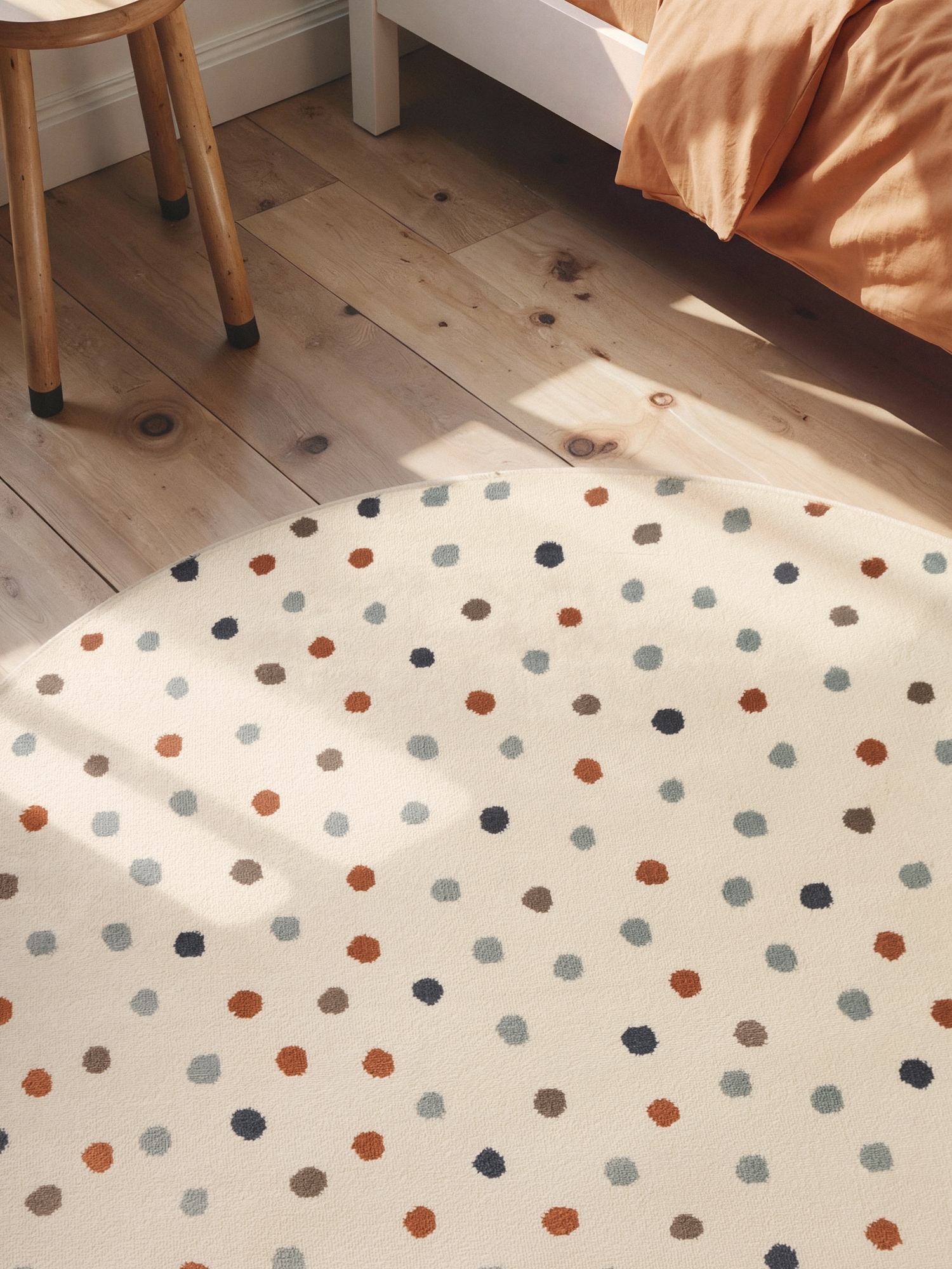 HANSE Home Kinderteppich »Konfetti« rund 10 mm Höhe Pflegeleicht, Weich, Kinderzimmer, Spielteppich, Spielunterlage