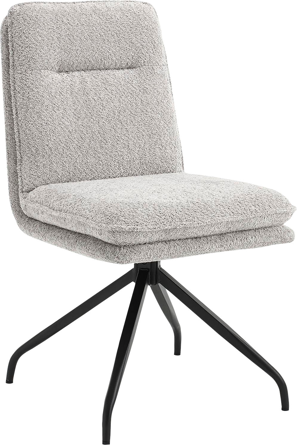 Home affaire Esszimmerstuhl »Valencia«, (Set), 2 St., Boucle, verschiedene Gestelle in Holz oder Metall
