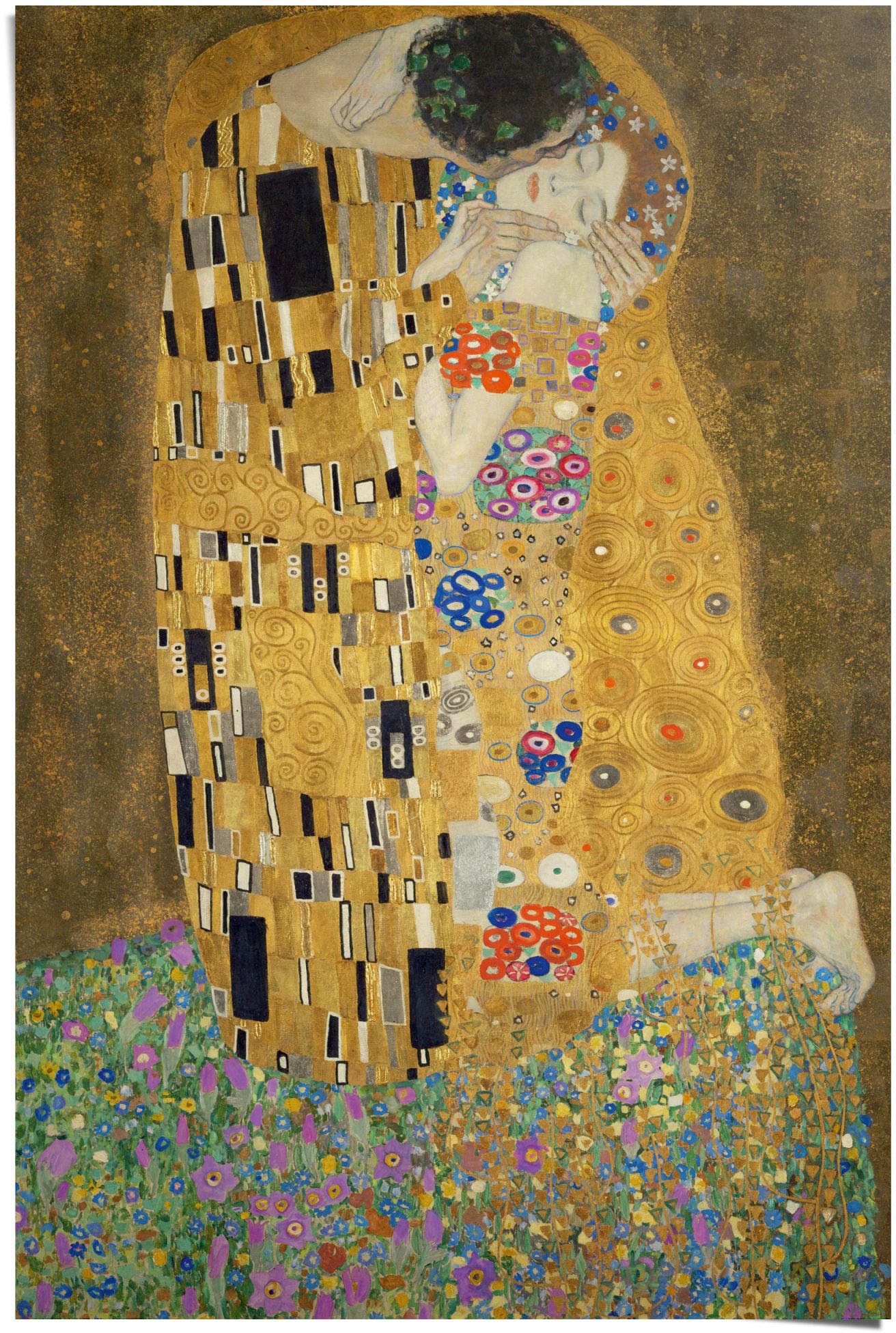Reinders! Poster »Poster Der Kuss Gustav Klimt«, Kunst, (1 St.) auf Raten  kaufen
