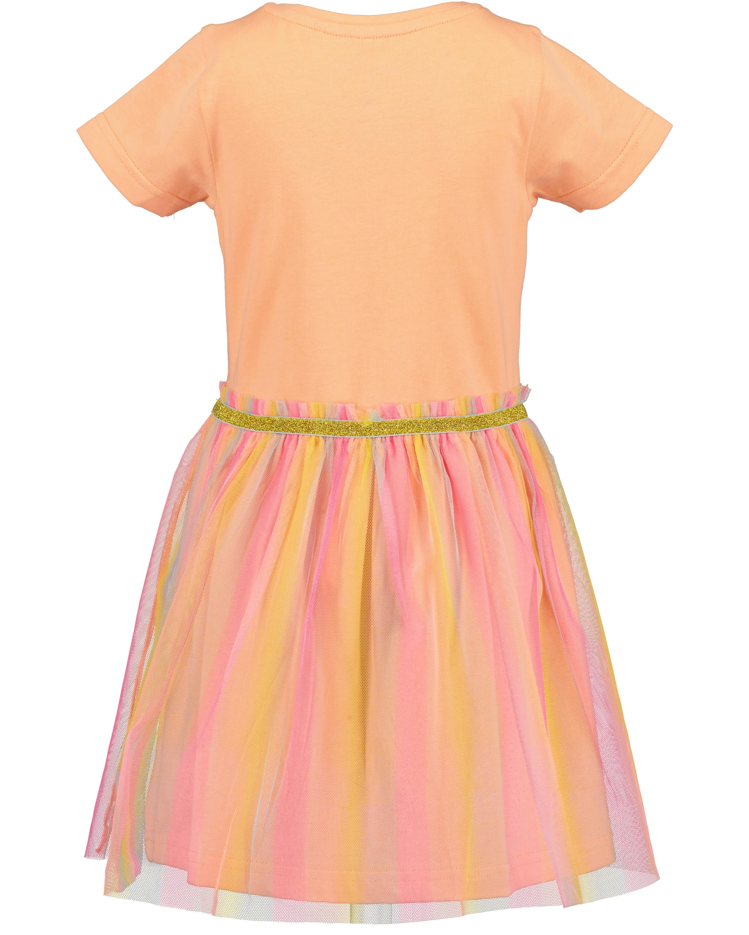 Blue Seven Jerseykleid 1 tlg. tlg. mit aufgesetztem  Tüllrock und tollem Frontmotiv