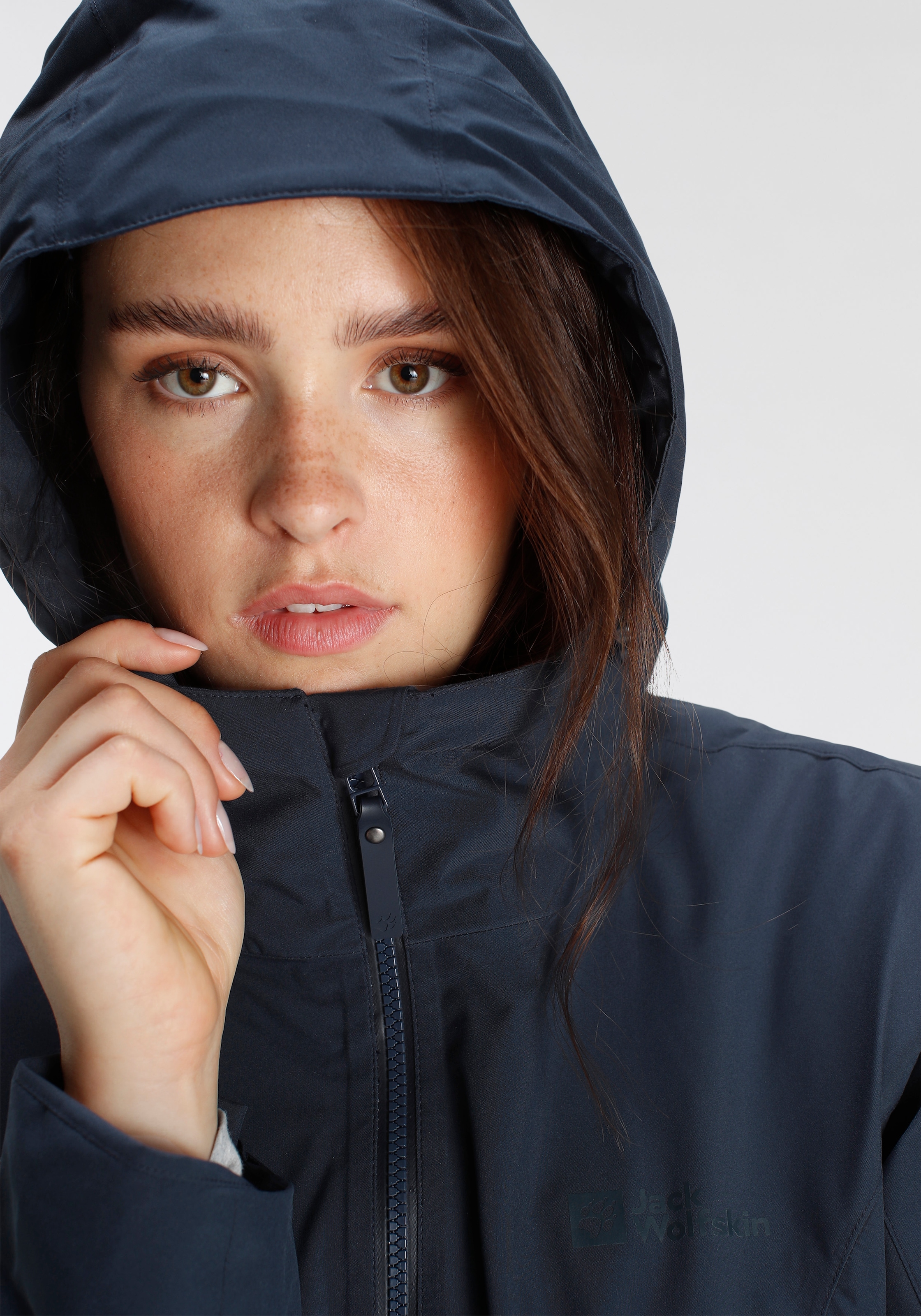 Jack Wolfskin Funktionsparka »SOLAIA PARKA W«, mit Kapuze, Winterjacke Wasserdicht, Winddicht & Atmungsaktiv