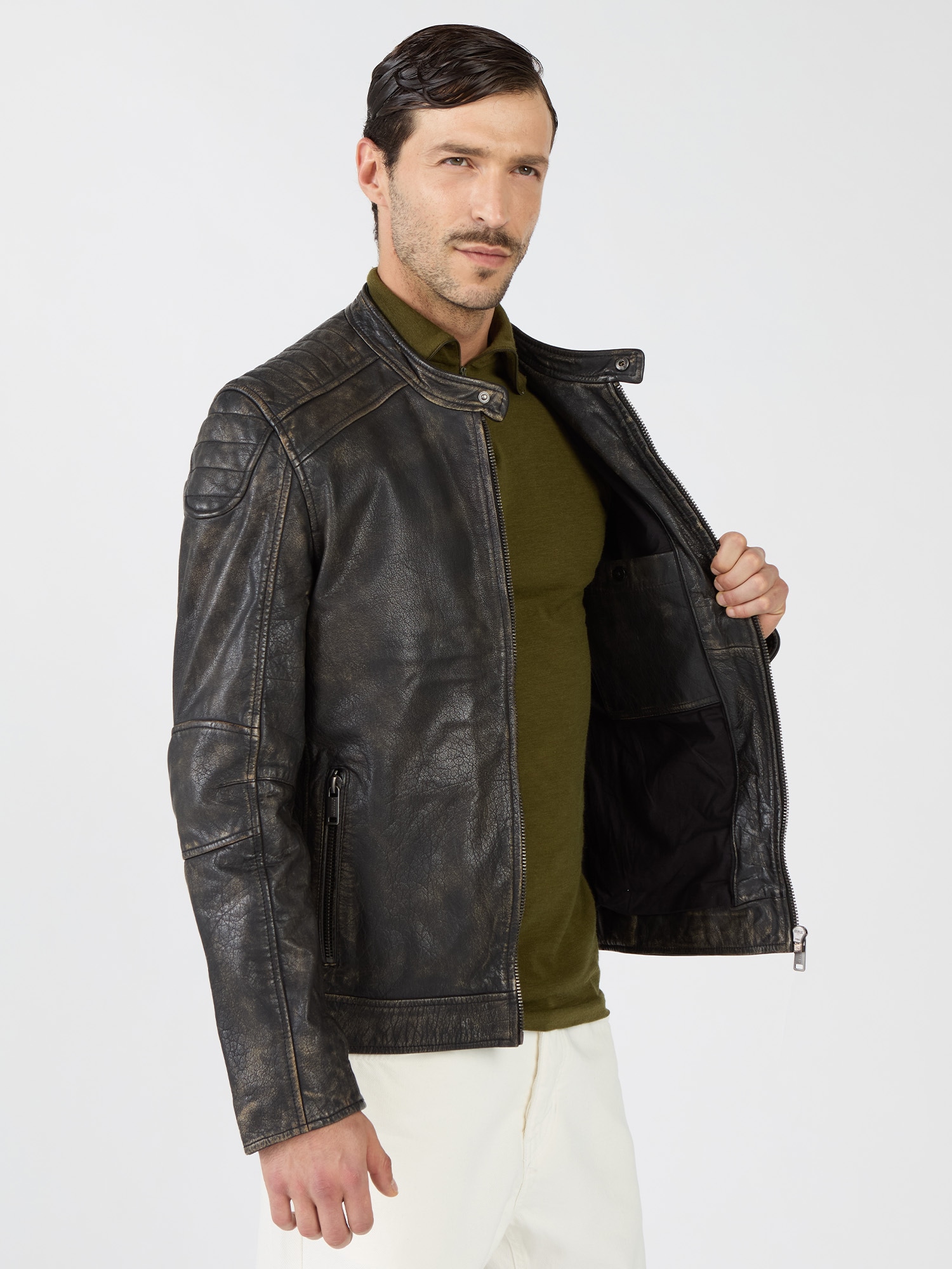 MUSTANG Lederjacke »Lederjacke 31025019«