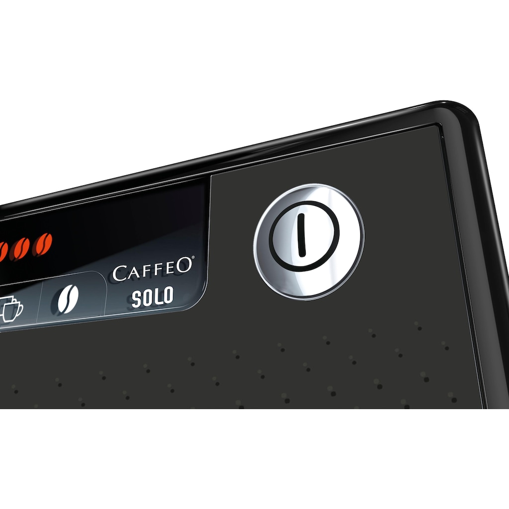 Melitta Kaffeevollautomat »Solo® Deluxe E 950-333, Inox«, Perfekt für Café crème & Espresso, kompakt & Schick mit Inox Lackierung