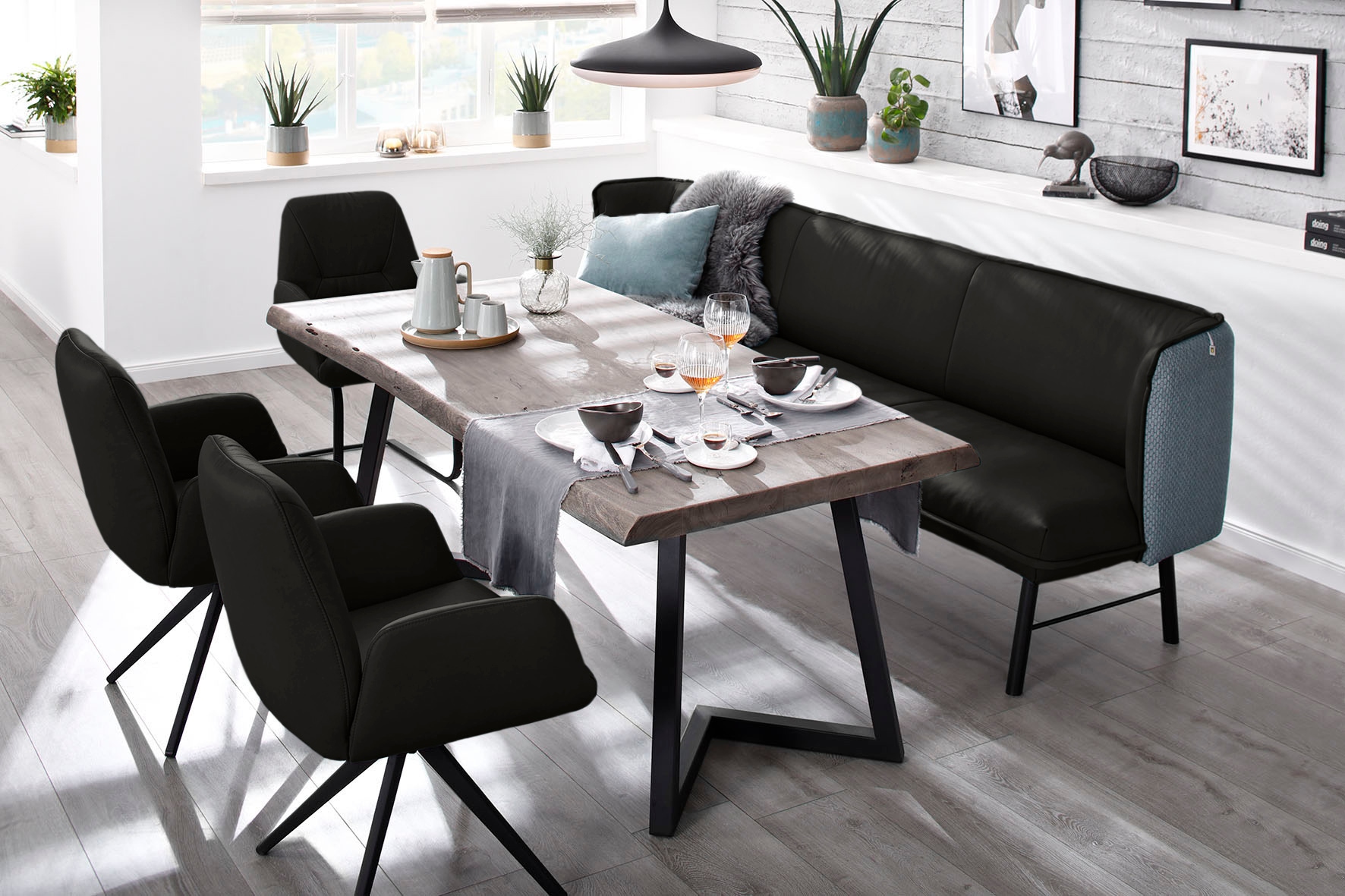 W.SCHILLIG Freischwinger »ole« () Gestell in Schwarz pulverbeschichtet