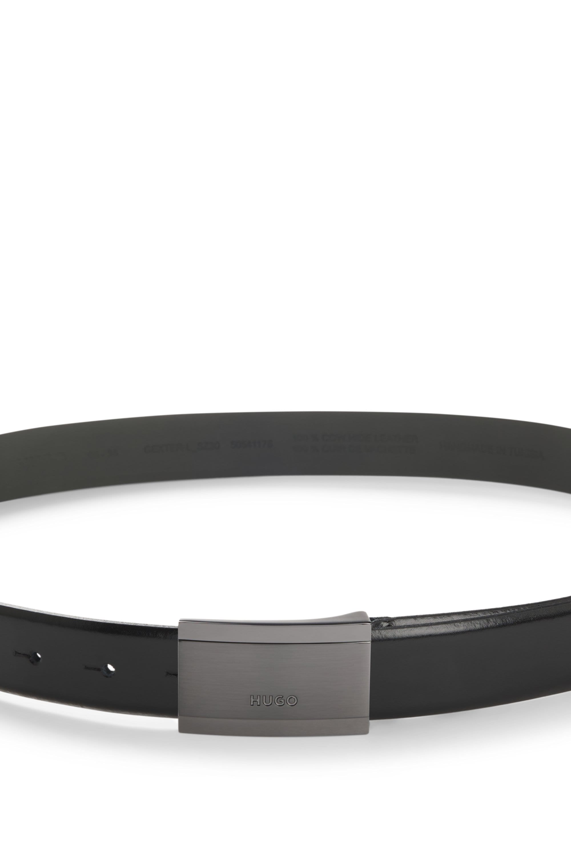 HUGO Ledergürtel »Gexter Sz30« mit Koppelschließe