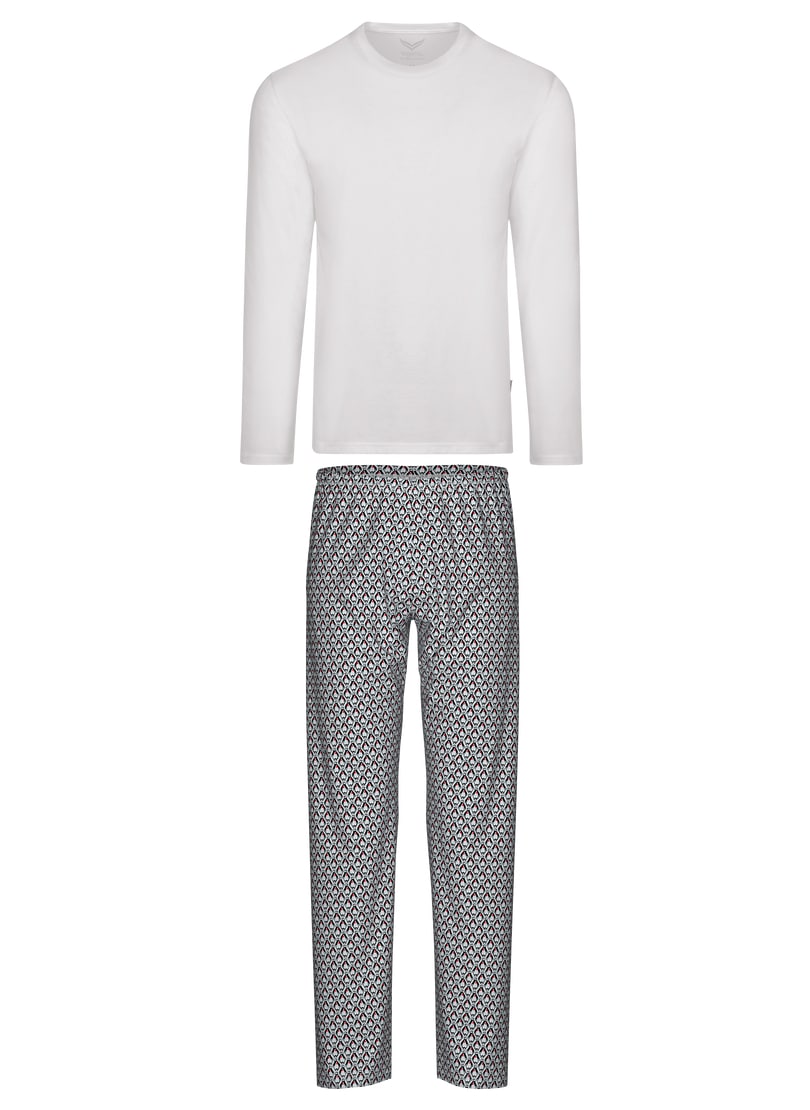 Trigema Schlafanzug »TRIGEMA Pyjama mit Pinguinmotiv« 1 tlg.