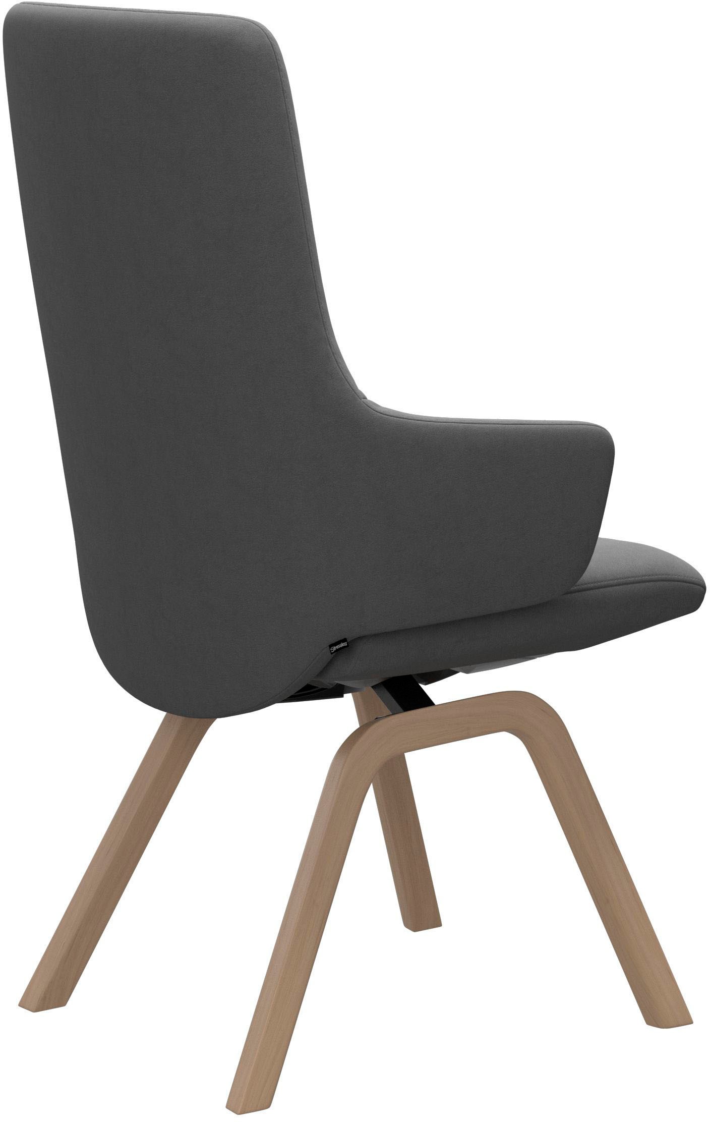 Stressless® Polsterstuhl »Laurel«, Microfaser DINAMICA, High Back mit Armlehne, Größe L, mit schräggestellten Beinen
