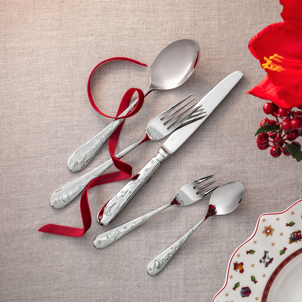 Villeroy & Boch Besteck-Set »Tafelbesteck für 6 Personen Toy's Delight 30er Set silber«