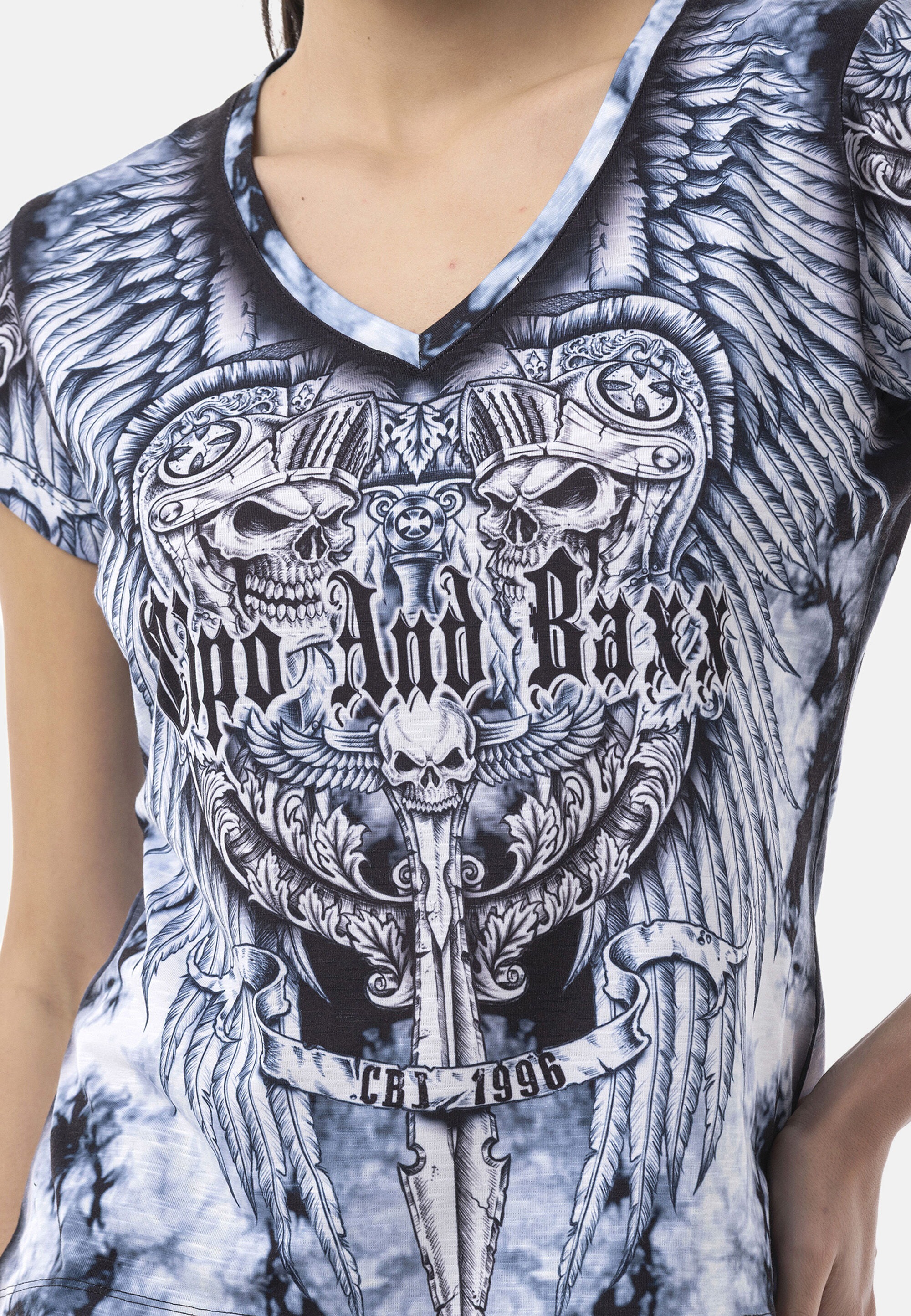 Cipo & Baxx T-Shirt »WT384« mit Digitaldruck