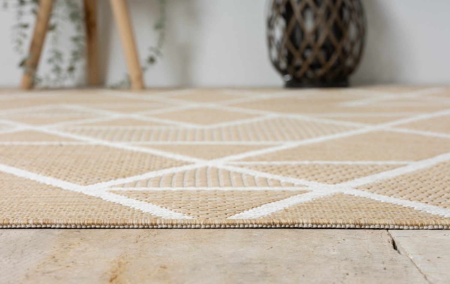 Myflair Möbel & Accessoires Teppich »Miller Lagerräumung«, rechteckig, 8 mm Höhe, Wendeteppich, modernes Design, Outdoor geeignet, Balkon, Terrasse
