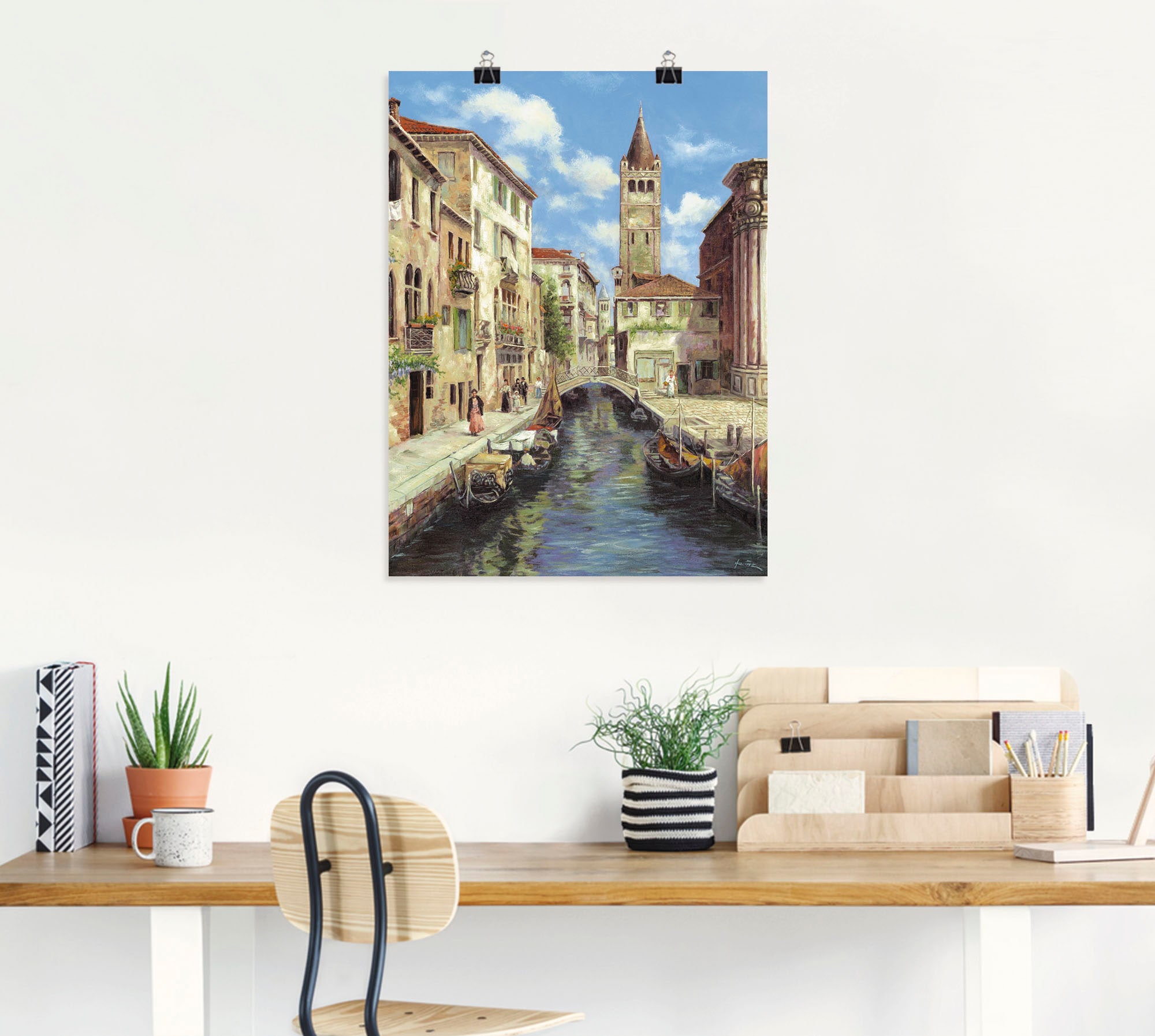 Artland Wandbild »Venedig« Venedig 1 Stk. tlg. als Leinwandbild, Poster in verschied. Größen