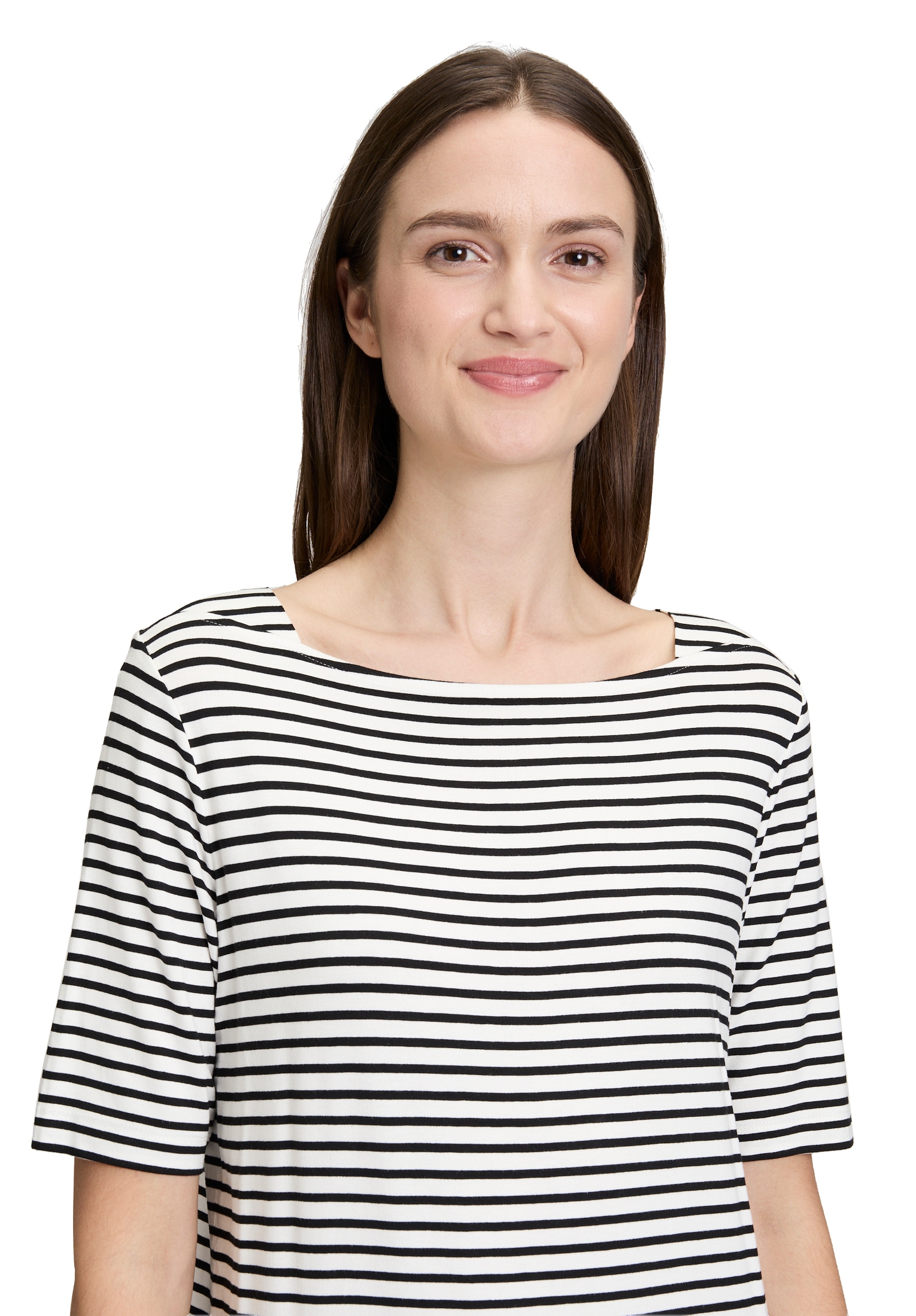 Betty&Co Langarmshirt »Streifenshirt mit U-Boot-Ausschnitt«