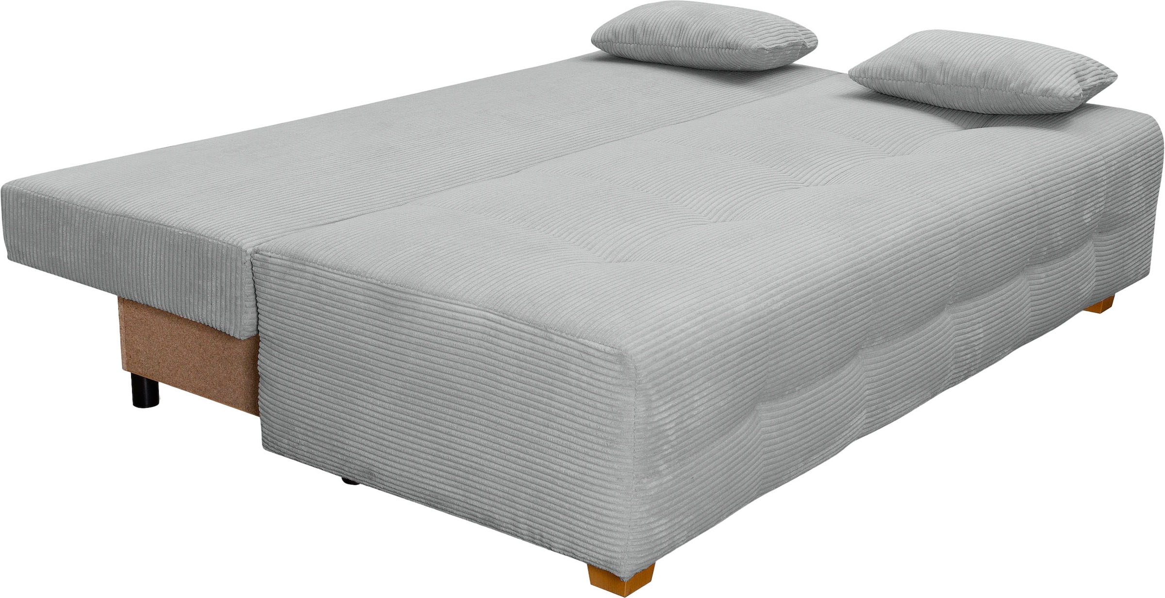 COLLECTION AB Schlafsofa »Bella«, Schlafsofa,Bettkasten,Bonellfederkern,Rückenkissen,Armlehnenkissen