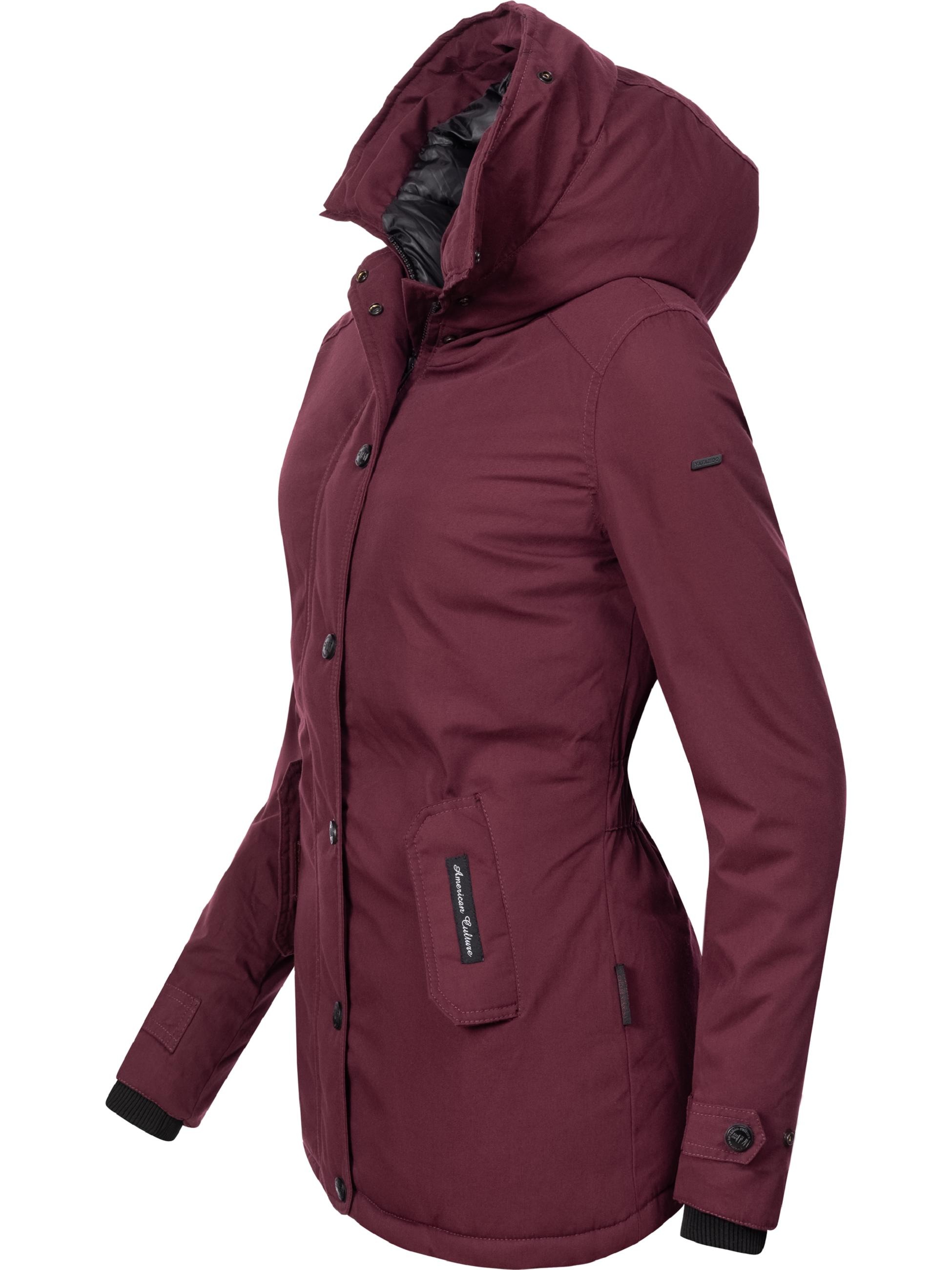 Navahoo Winterjacke »Winterjacke Laura«, mit Kapuze, edler Parka mit Kunstfell-Kapuze