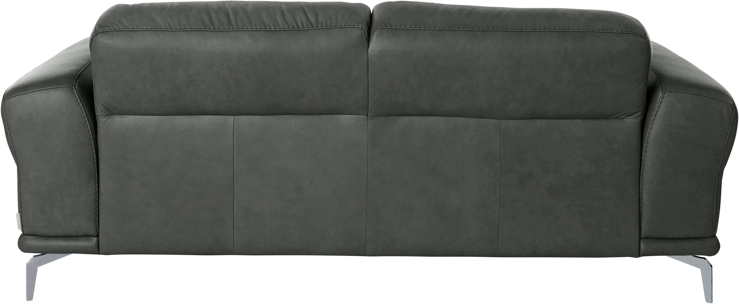 W.SCHILLIG 2-Sitzer »montanaa«, mit Metallfüßen in Silber matt, Breite 192 cm