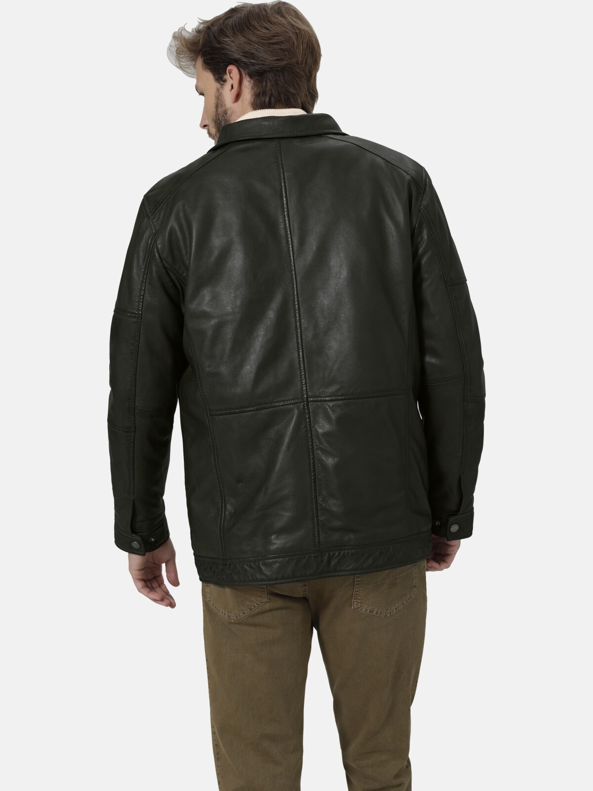 Babista Lederjacke »Lederjacke SOLIENTE«, (1 St.), mit modischen Ziernähten