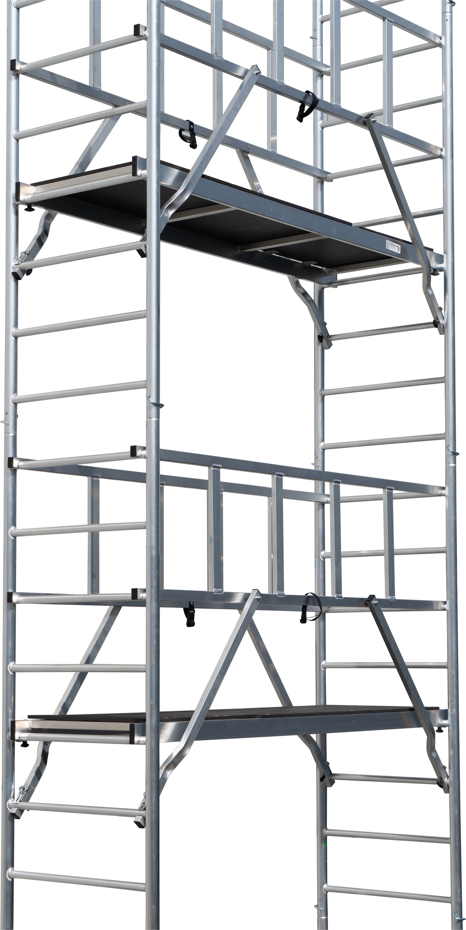 KRAUSE Fahrgerüst »ProTec XS Alu-FaltGerüst« Set,  Arbeitshöhe: 6,8 Meter