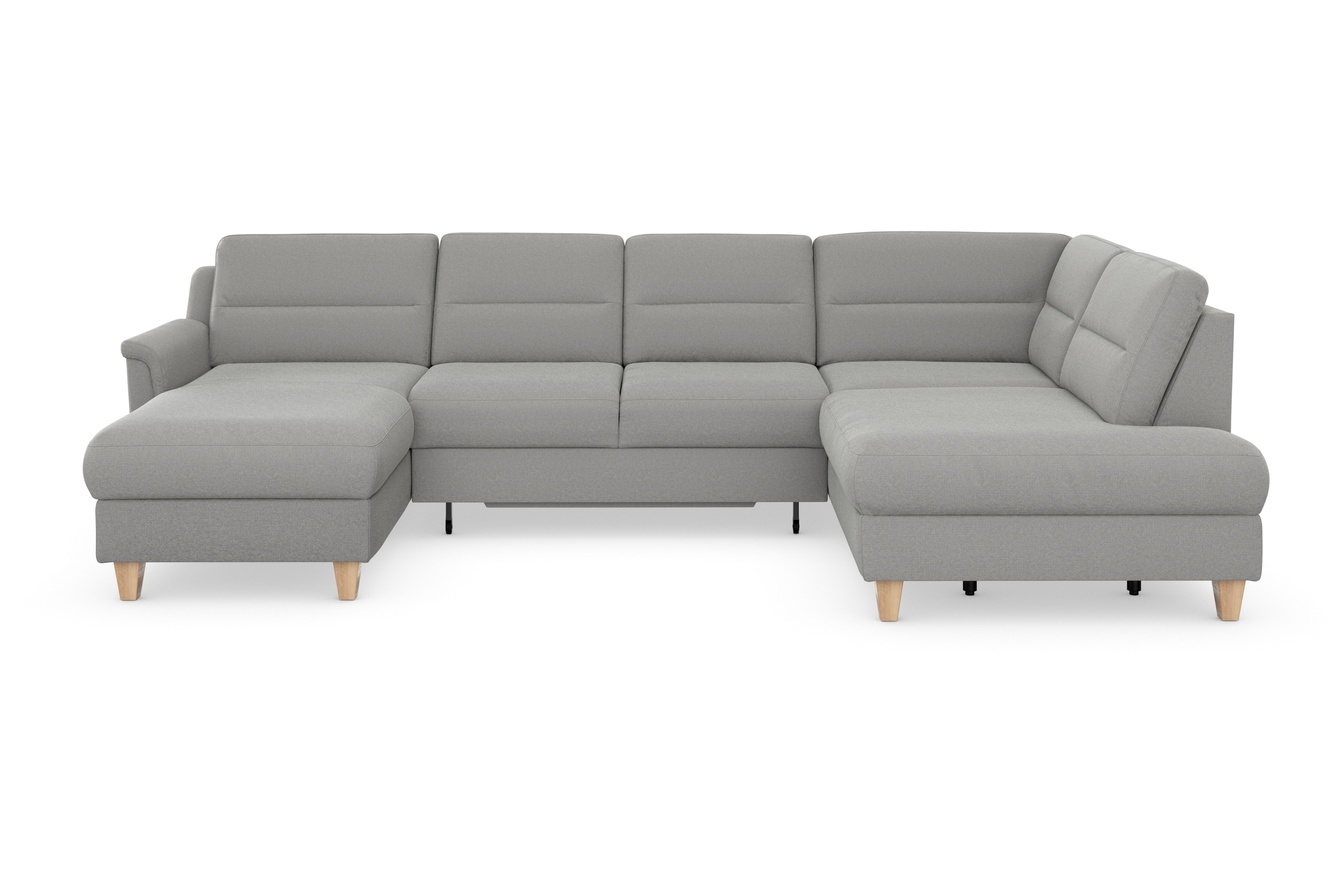 sit&more Wohnlandschaft »Farö U-Form«, inklusive Federkern, wahlweise mit Bettfunktion und Bettkasten