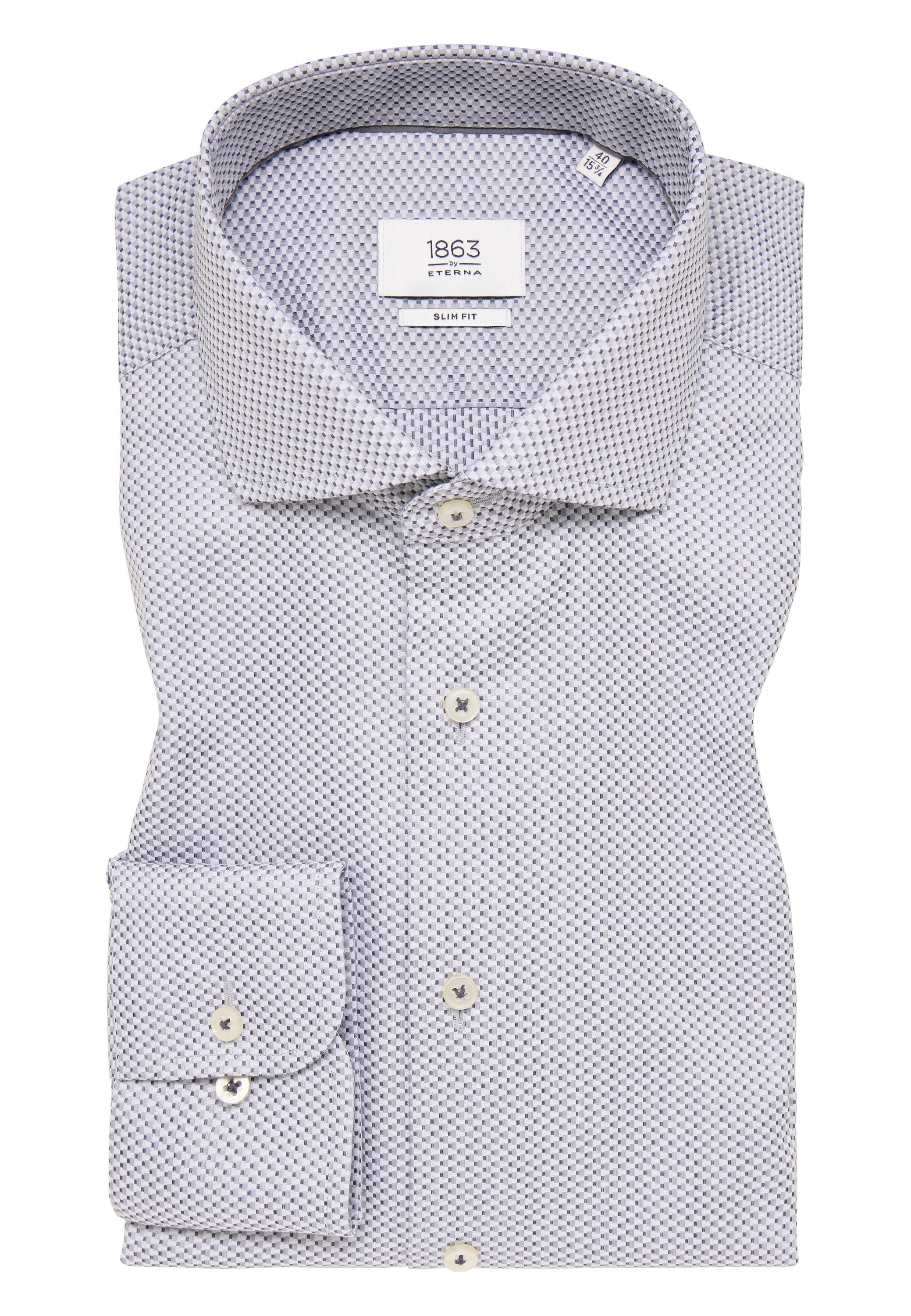 Eterna Langarmhemd »SLIM FIT«, NON IRON (bügelfrei)