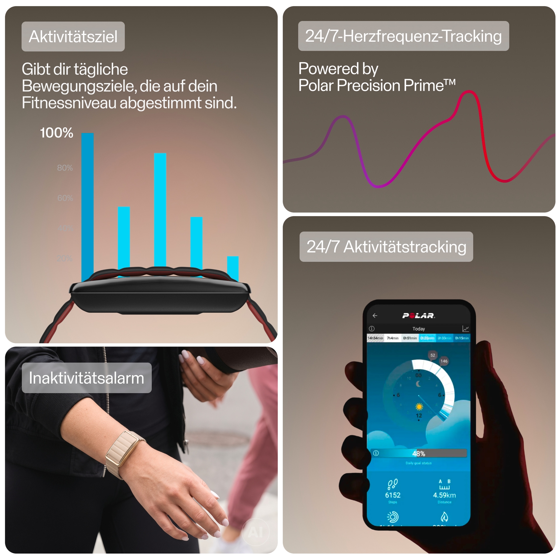 Polaroid Fitness-Tracker »LOOP GEN2 S-M«