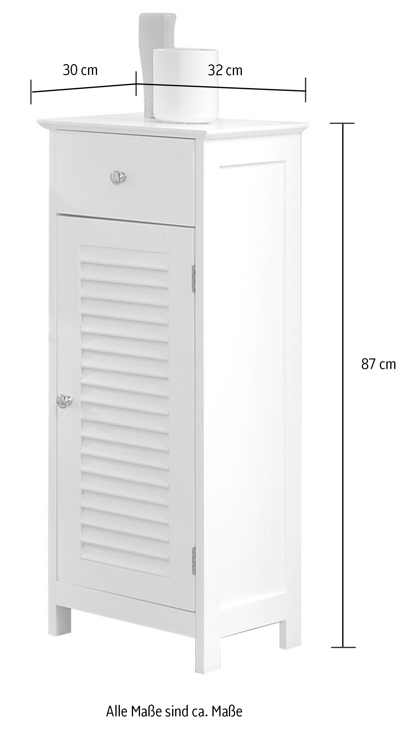 Saphir Badmöbel-Set »Quickset 928 4-teilig, Waschbeckenunterschrank mit Spiegel« 4 Stk. tlg.