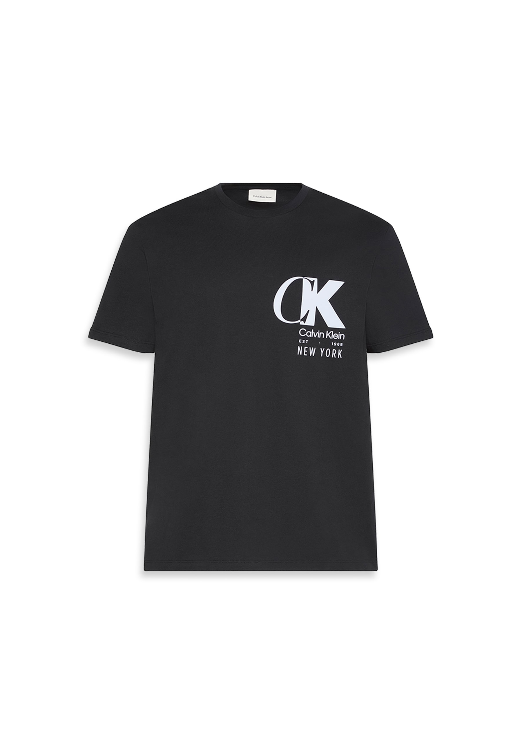 Calvin Klein T-Shirt »SS 20S EU CK OVERLAP GRAPHIC TEE« Mit Rundhalsausschnitt, regular fit