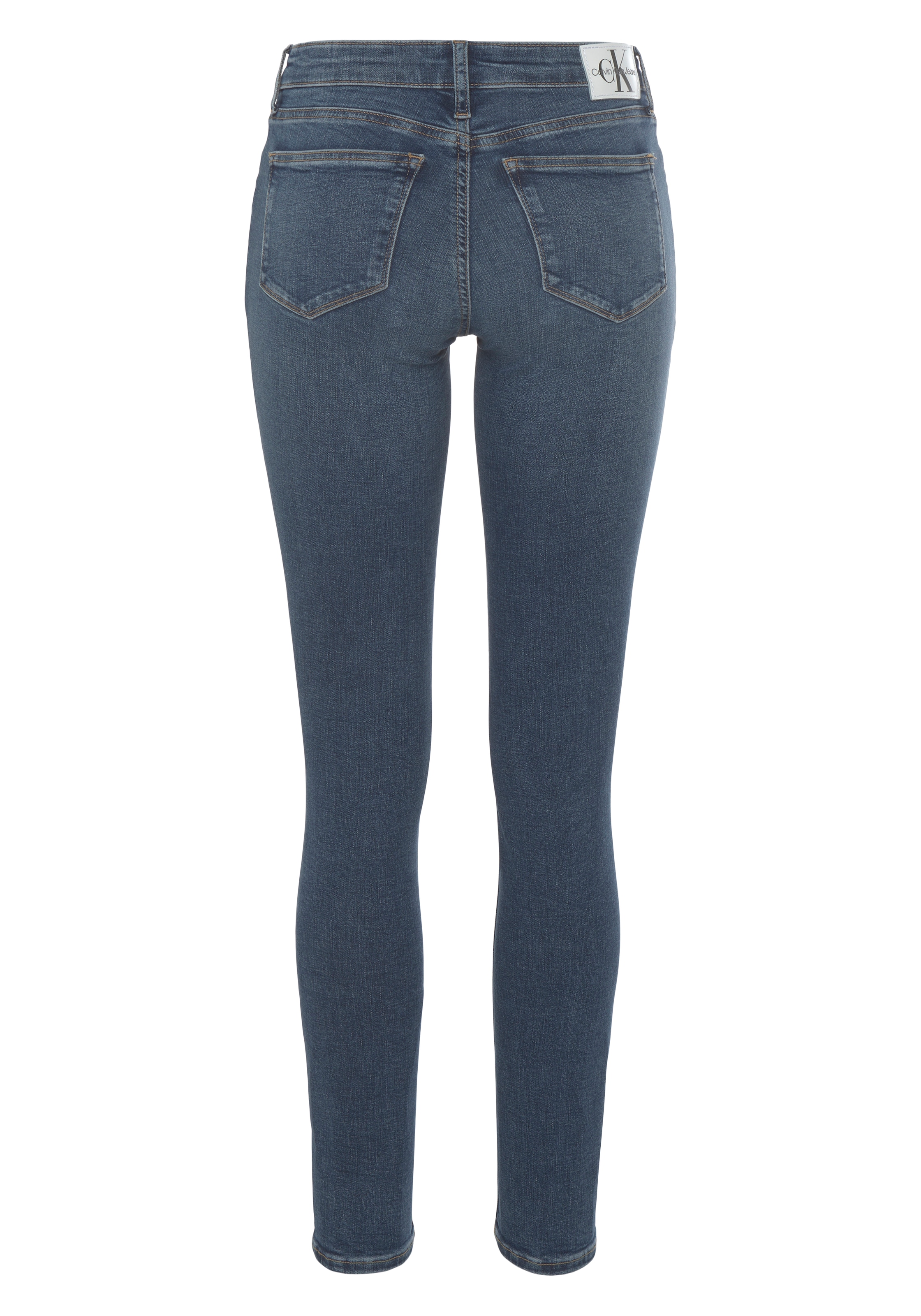 Calvin Klein Jeans Skinny-fit-Jeans »MID RISE SKINNY«, 5-Pocket-Form