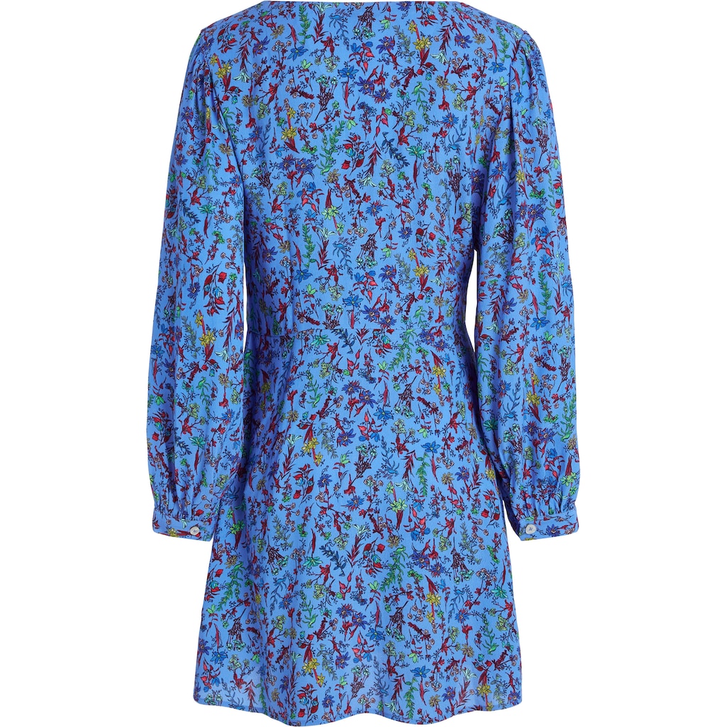 Tommy Hilfiger Shirtkleid »VIS FLORAL SHORT DRESS LS« in farbenfrohem Floral-Print