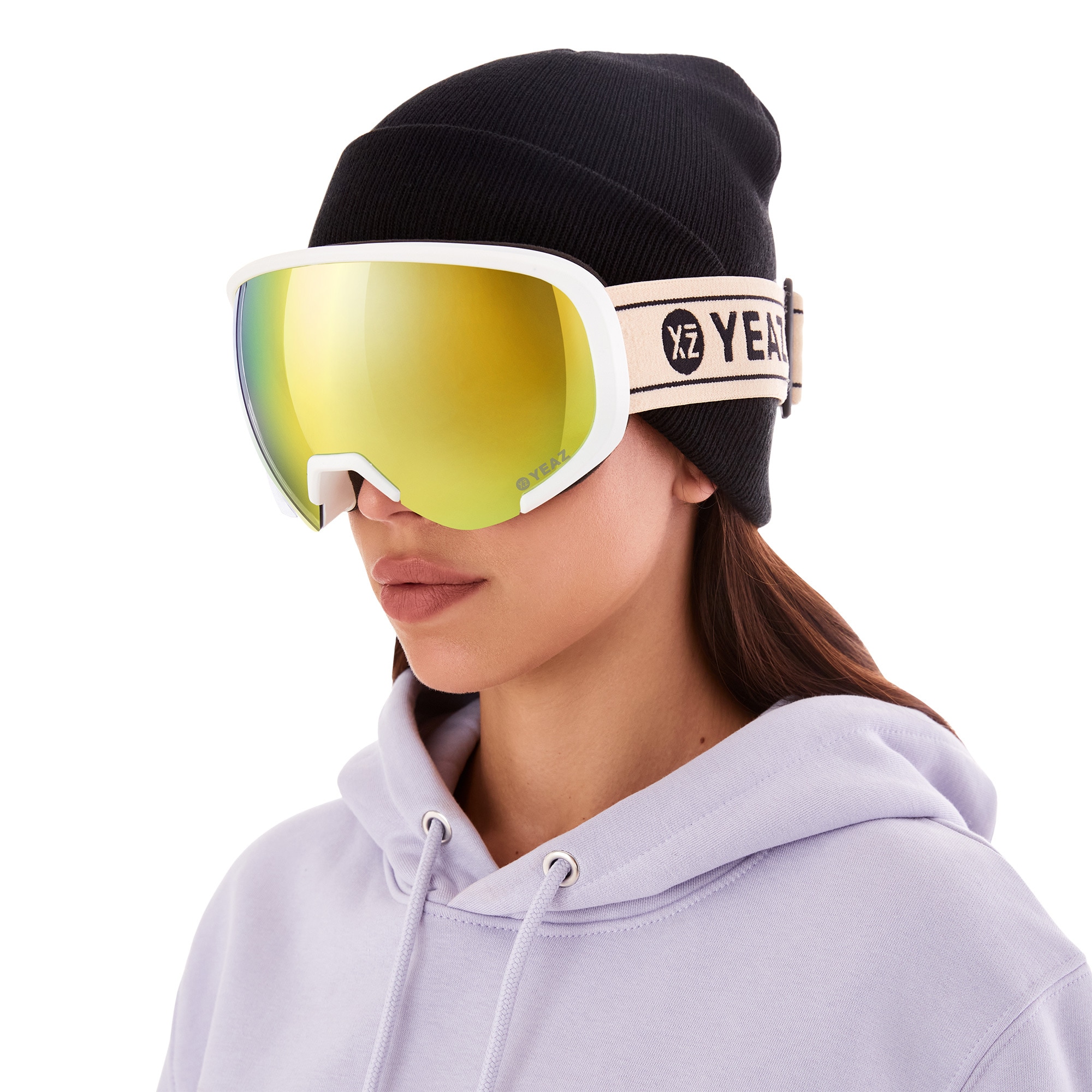 YEAZ Snowboardbrille »Ski- und Snowboard-Brille BLACK RUN«