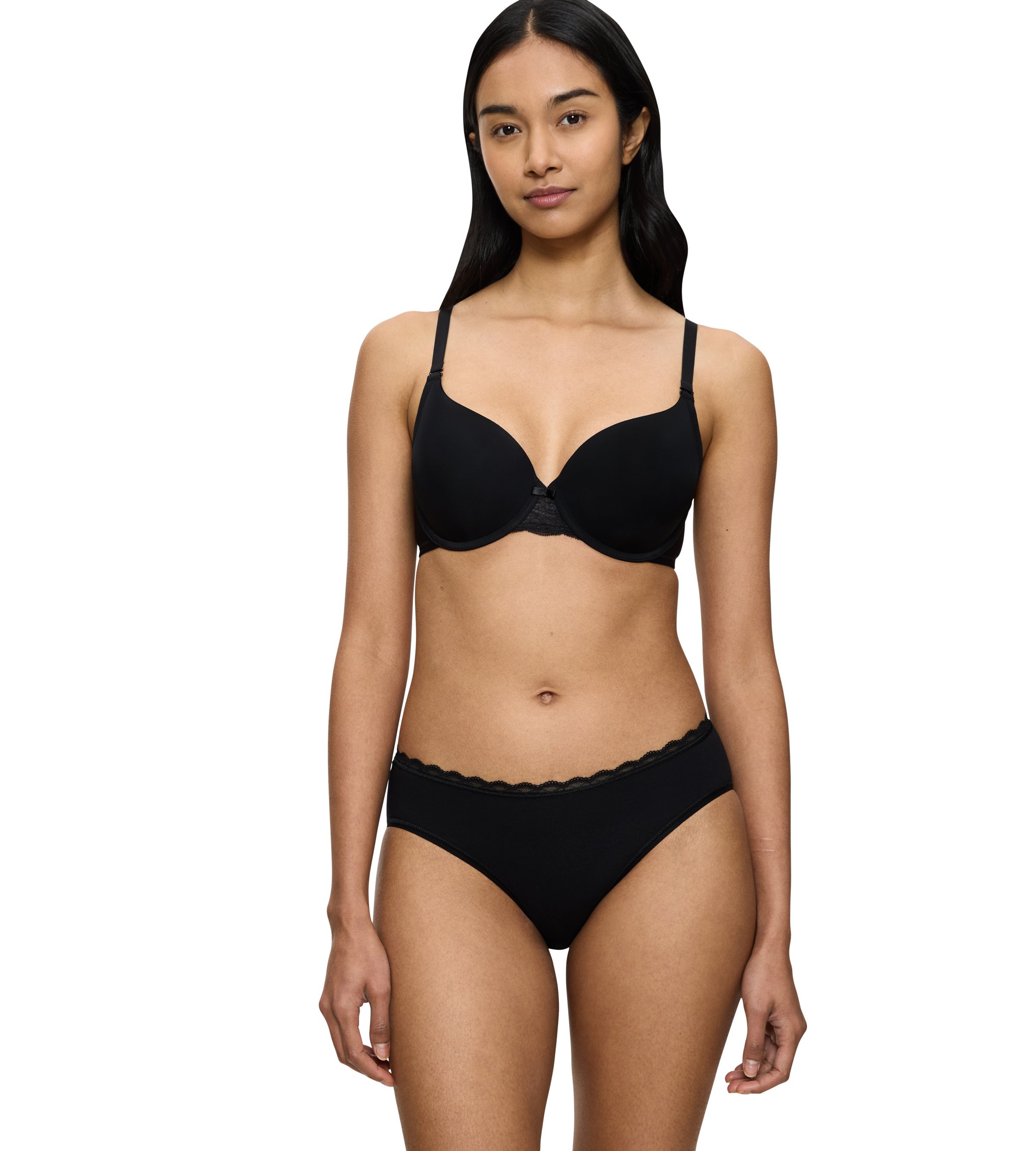 Triumph Tai-Slip »Feel Of Cotton«, weich, ohne Seitennaht, schmales Spitzenband
