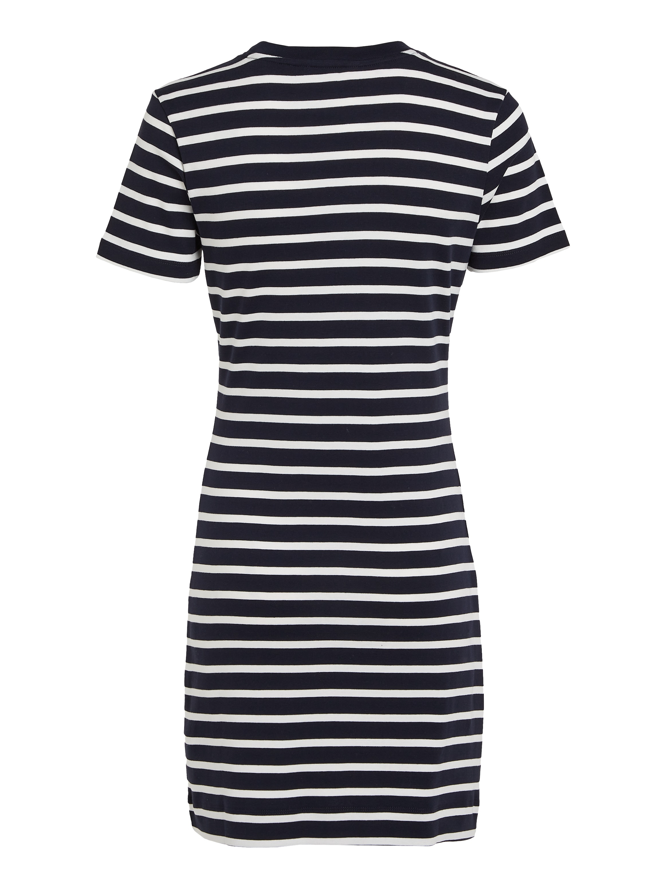 Tommy Hilfiger Shirtkleid »NEW CODY STR SLIM SHORT DRS SS«, mit allover Streifendessin, Logo-Flag
