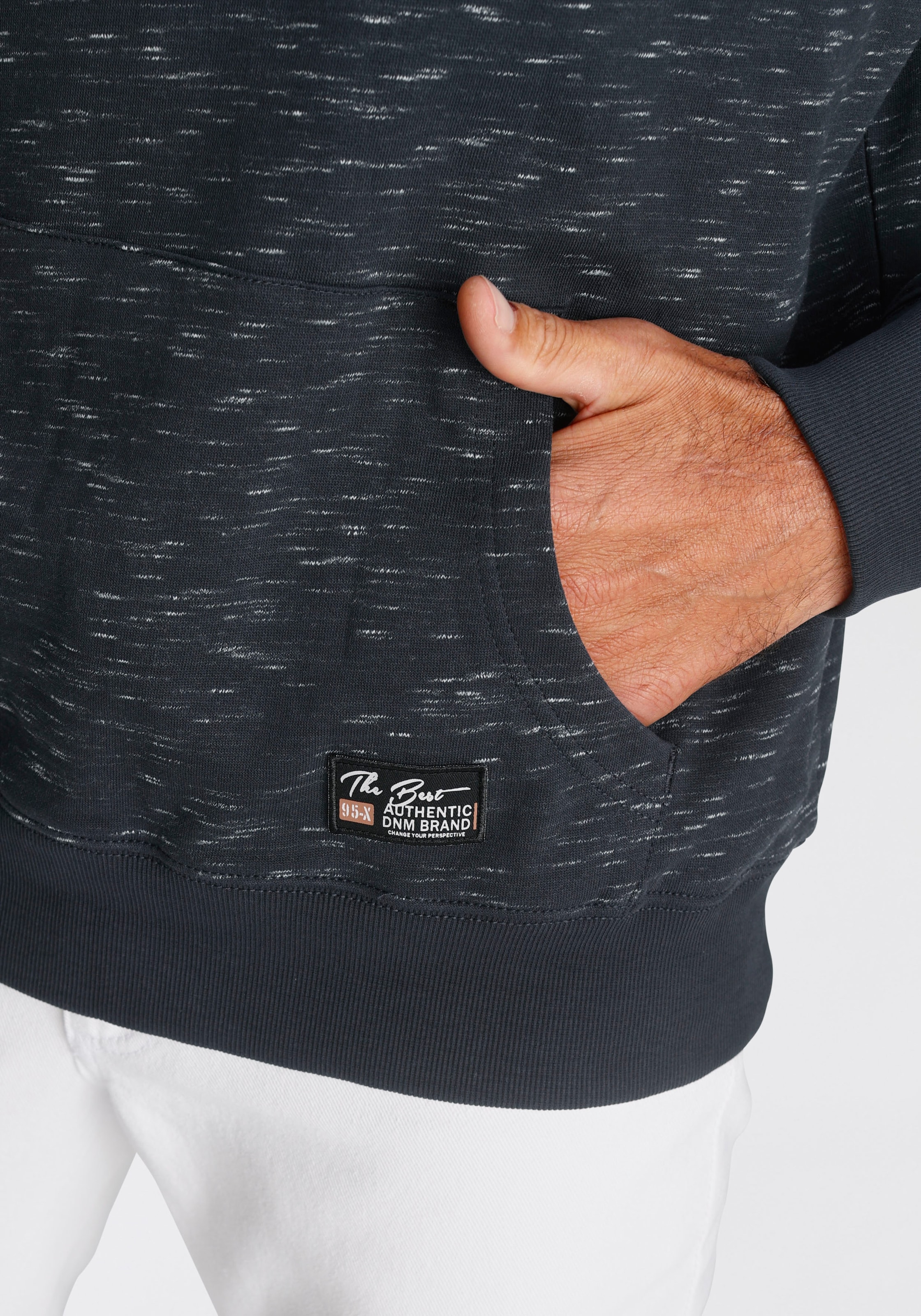 Man's World Kapuzensweatshirt, kontrastfarbene Details