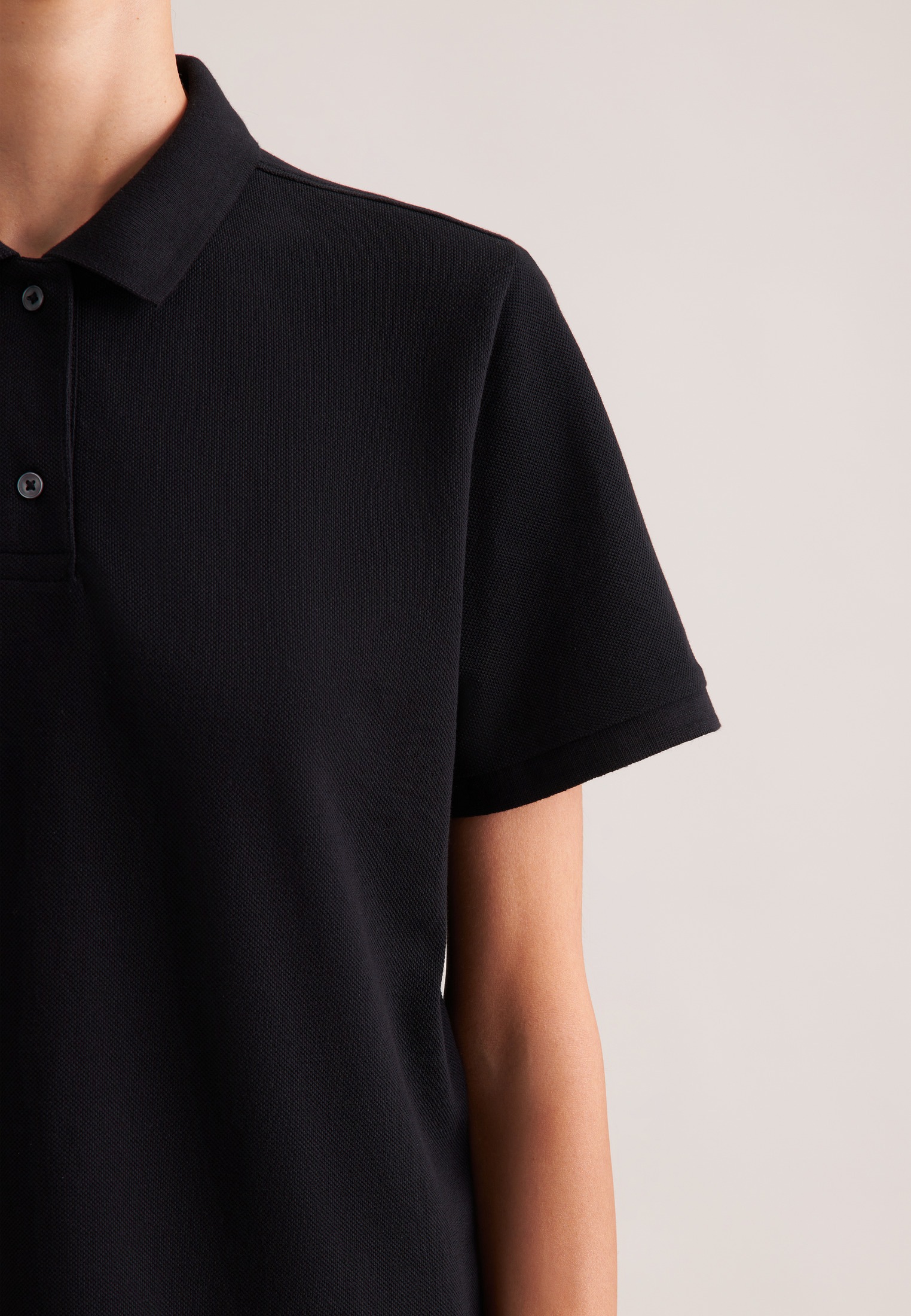 seidensticker Poloshirt »Schwarze Rose« Polo Uni