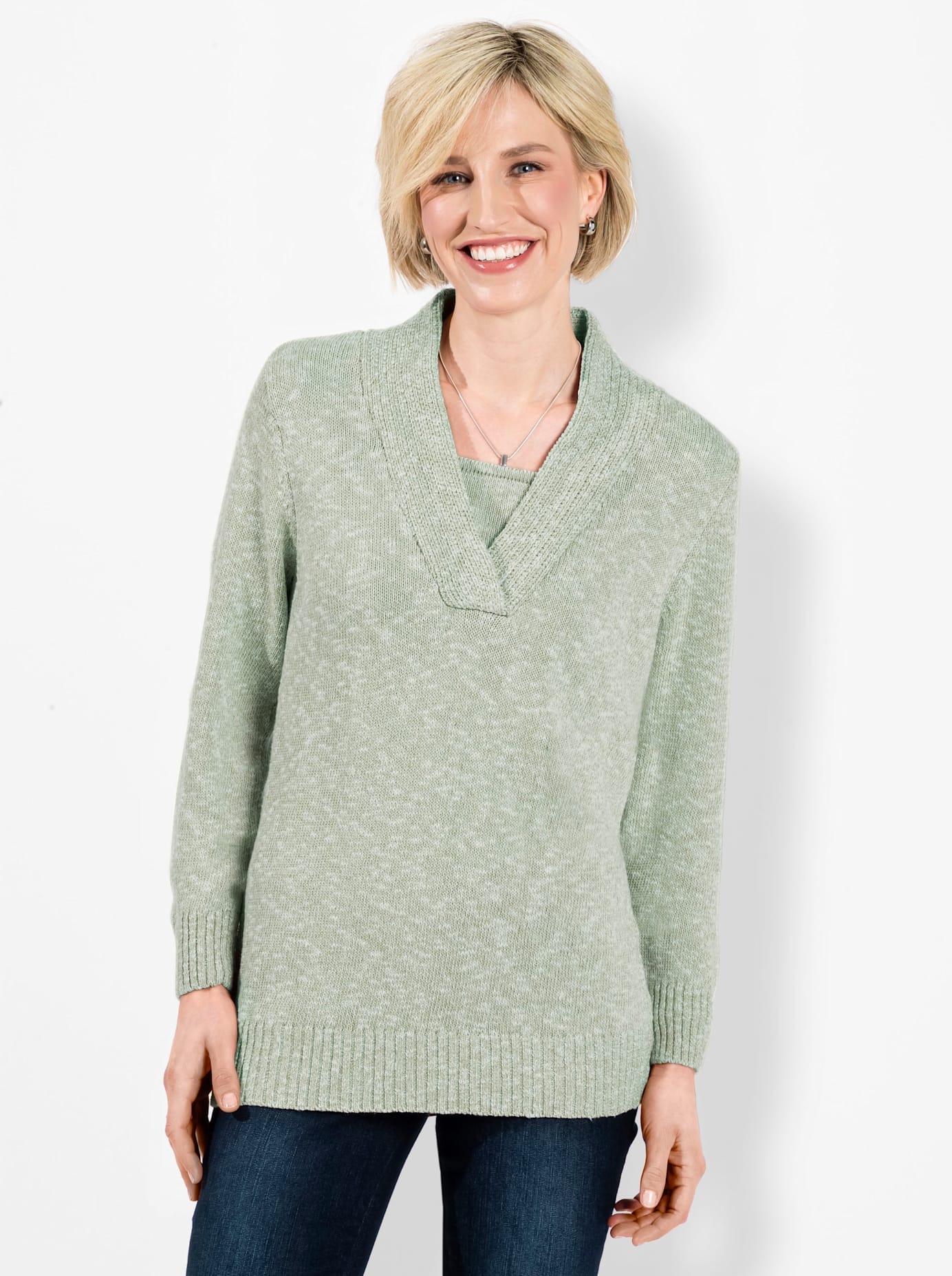 Classic Basics V-Ausschnitt-Pullover »Pullover«