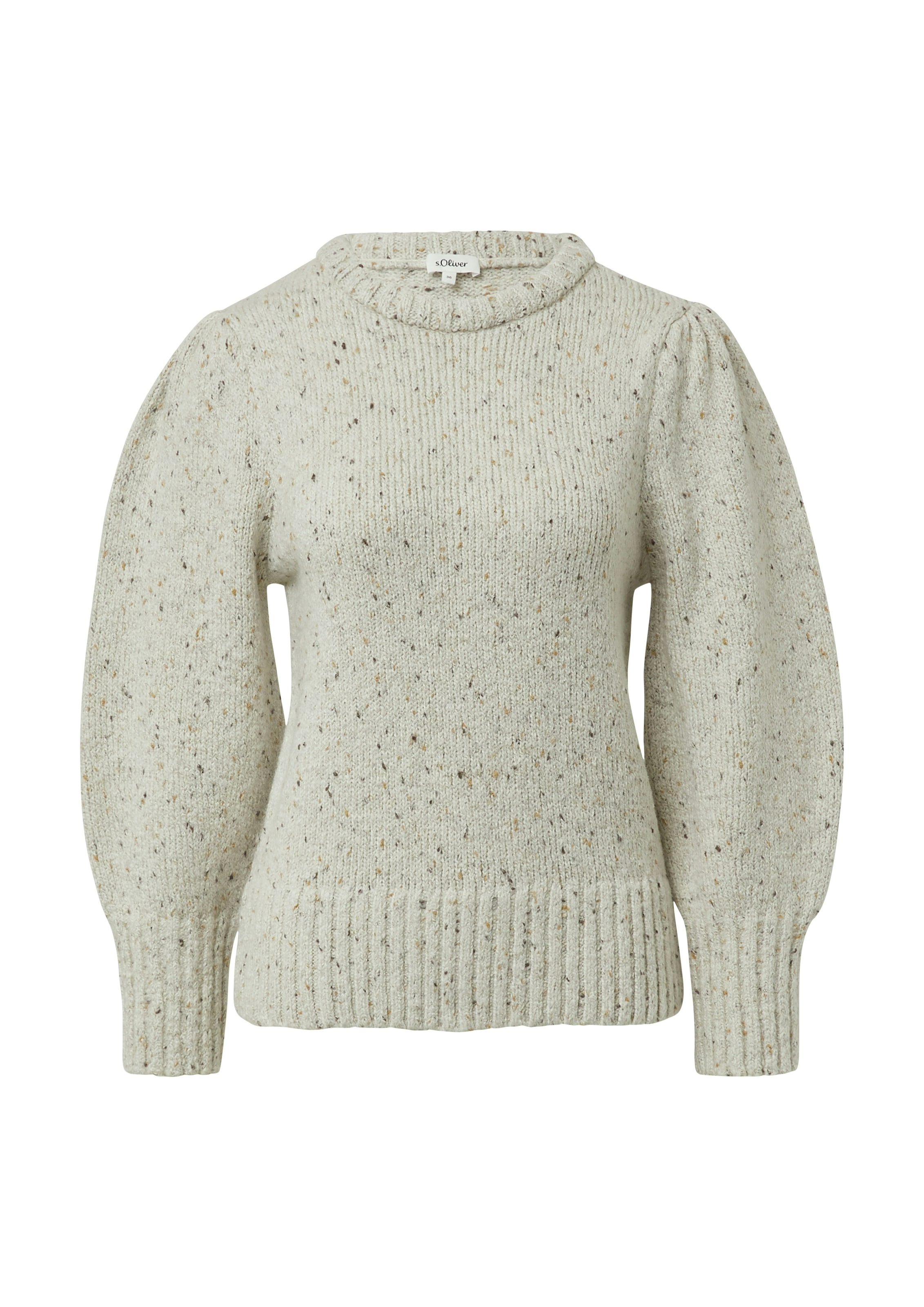 s.Oliver Strickpullover mit Puffärmeln