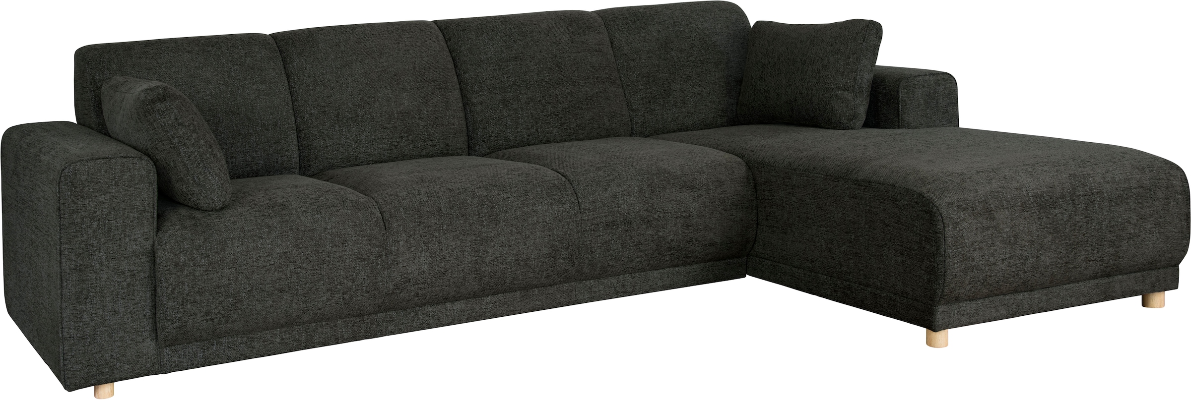 Home affaire Ecksofa »LEMPS wahlweise Recamiere links oder rechts L-Form«, incl. Zierkissen, Stellmaße 297x162 cm