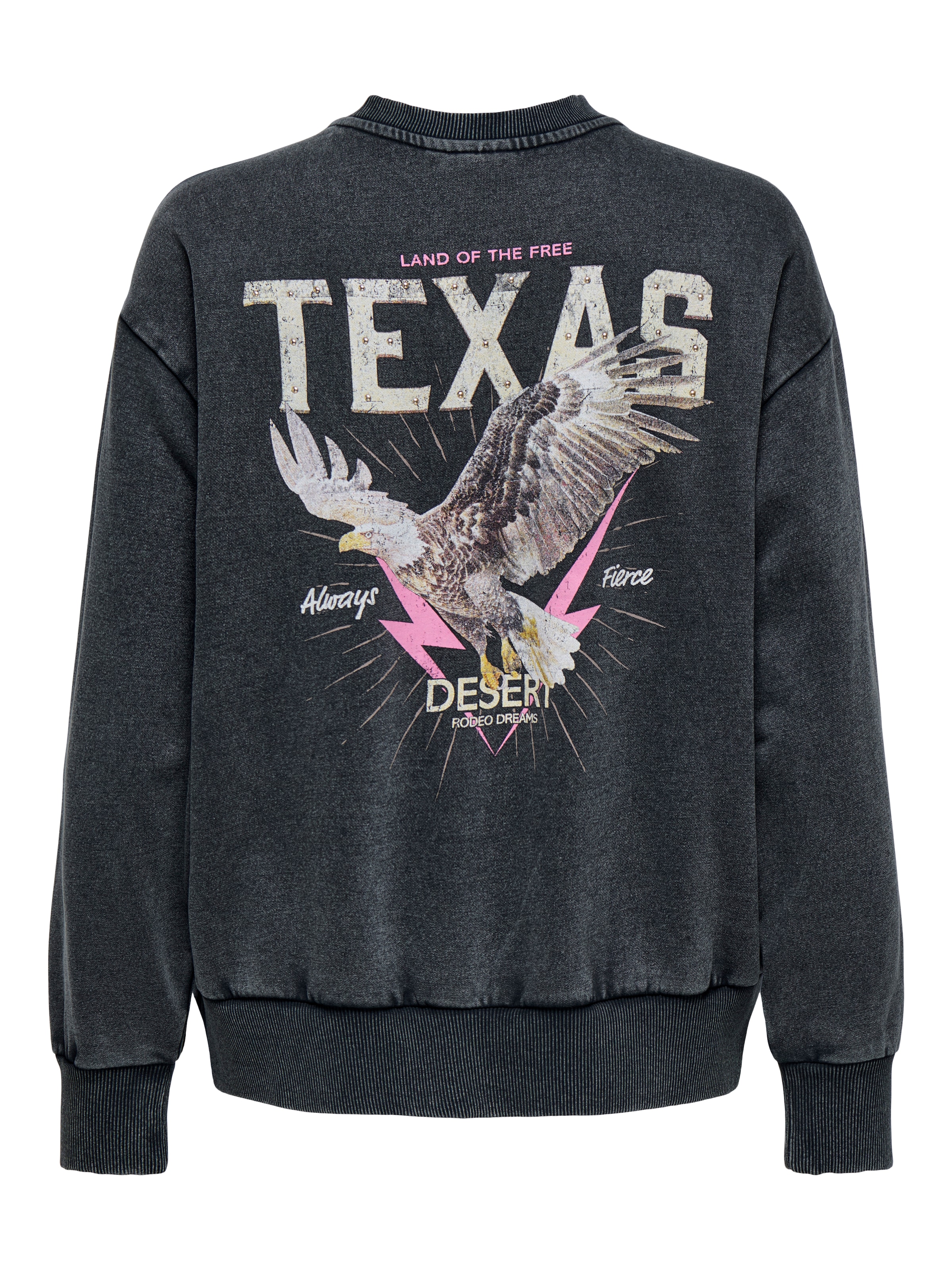 ONLY Sweatshirt »ONLLUCINDA L/S WILD O-NECK BOX SWT«
