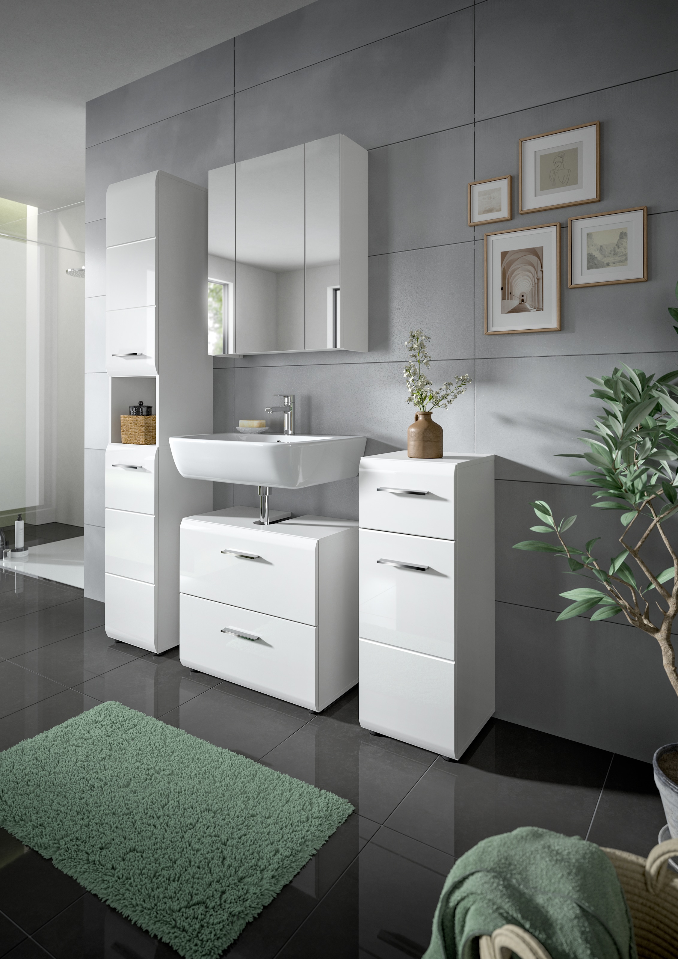 INOSIGN Badezimmer-Set Set, 4 Stk. tlg.