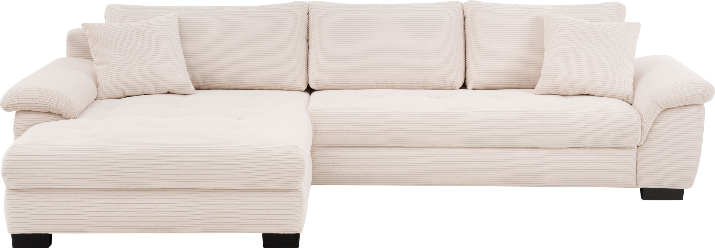 Mr. Couch Ecksofa »Dario, L-Form, mit Bett und Bettkasten« wahlweise mit Kaltschaum