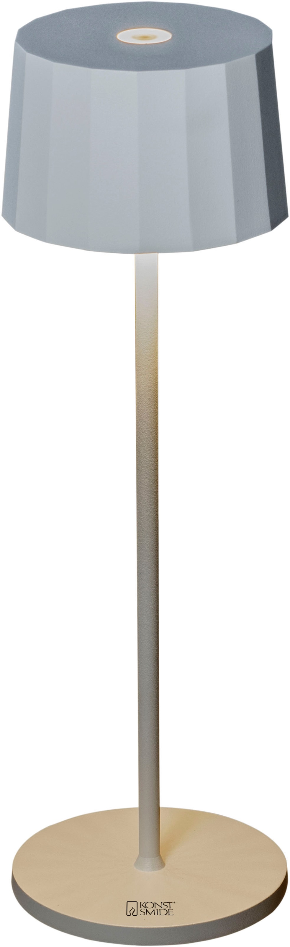 KONSTSMIDE LED Tischleuchte »Positano«, Leuchtmittel LED-Modul | LED fest integriert, Positano LED USB-Tischleuchte weiss, Farbtemperatur, dimm