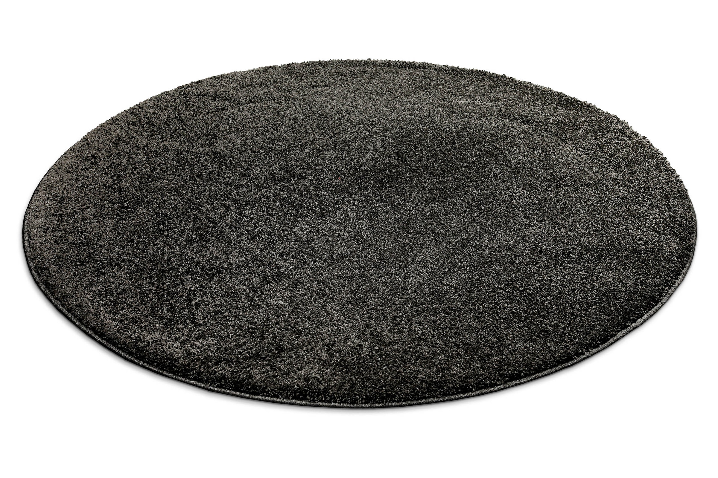 Wecon home Basics Hochflor-Teppich »Nova«, rund, 25 mm Höhe, Shaggy, gewebt, robust, Wohnzimmer, Schlafzimmer