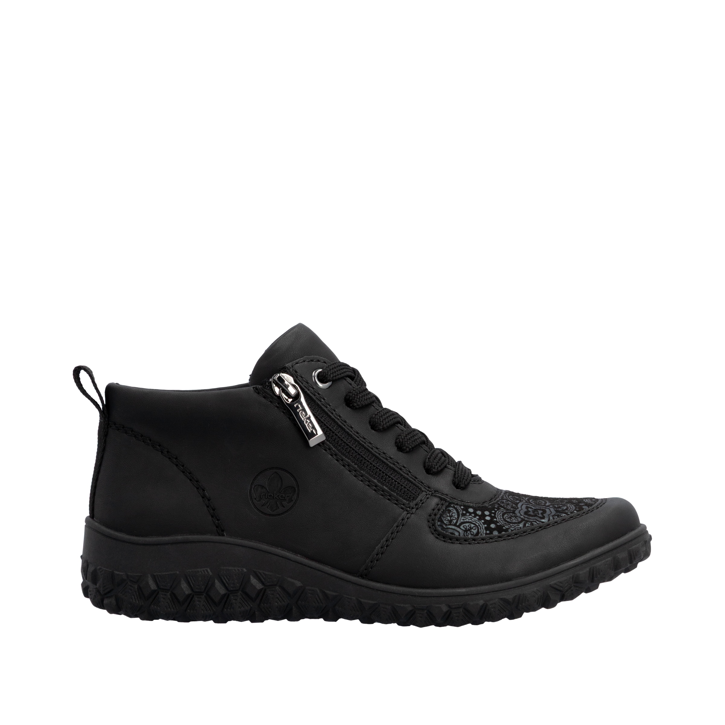 Rieker Sneakerboots  High Top Sneaker, Schnürboots, Stiefelette mit floralem Muster