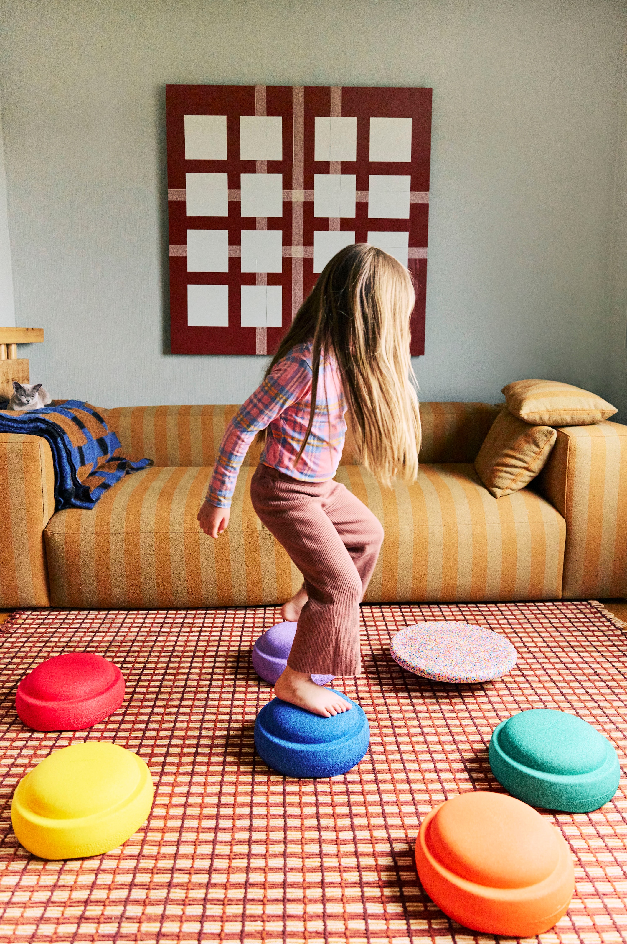 Stapelstein Balancetrainer »Stapelstein® Rainbow Set classic« inklusive Balance Board